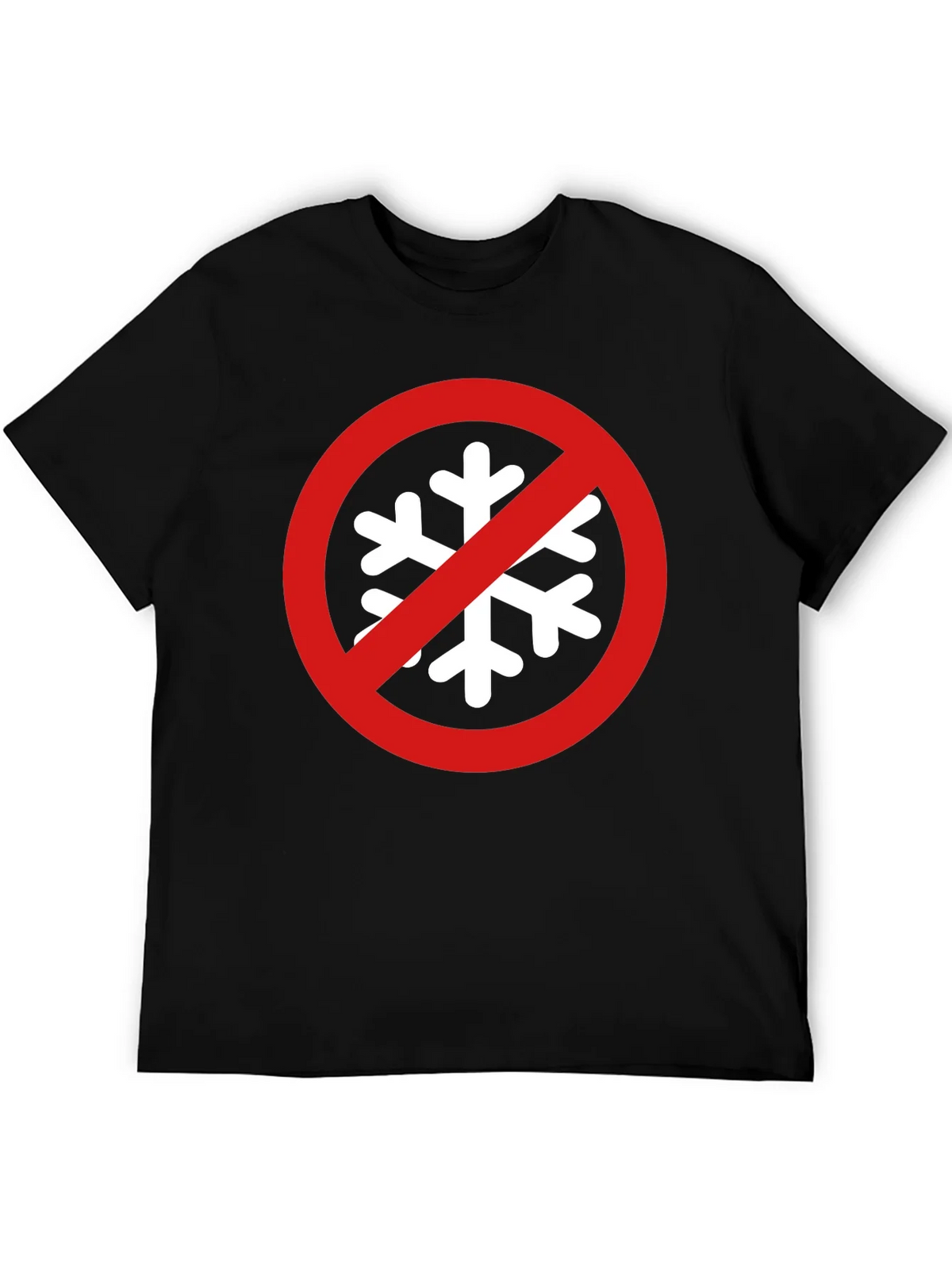 No Snowflake Zone Black T-Shirt product image 5