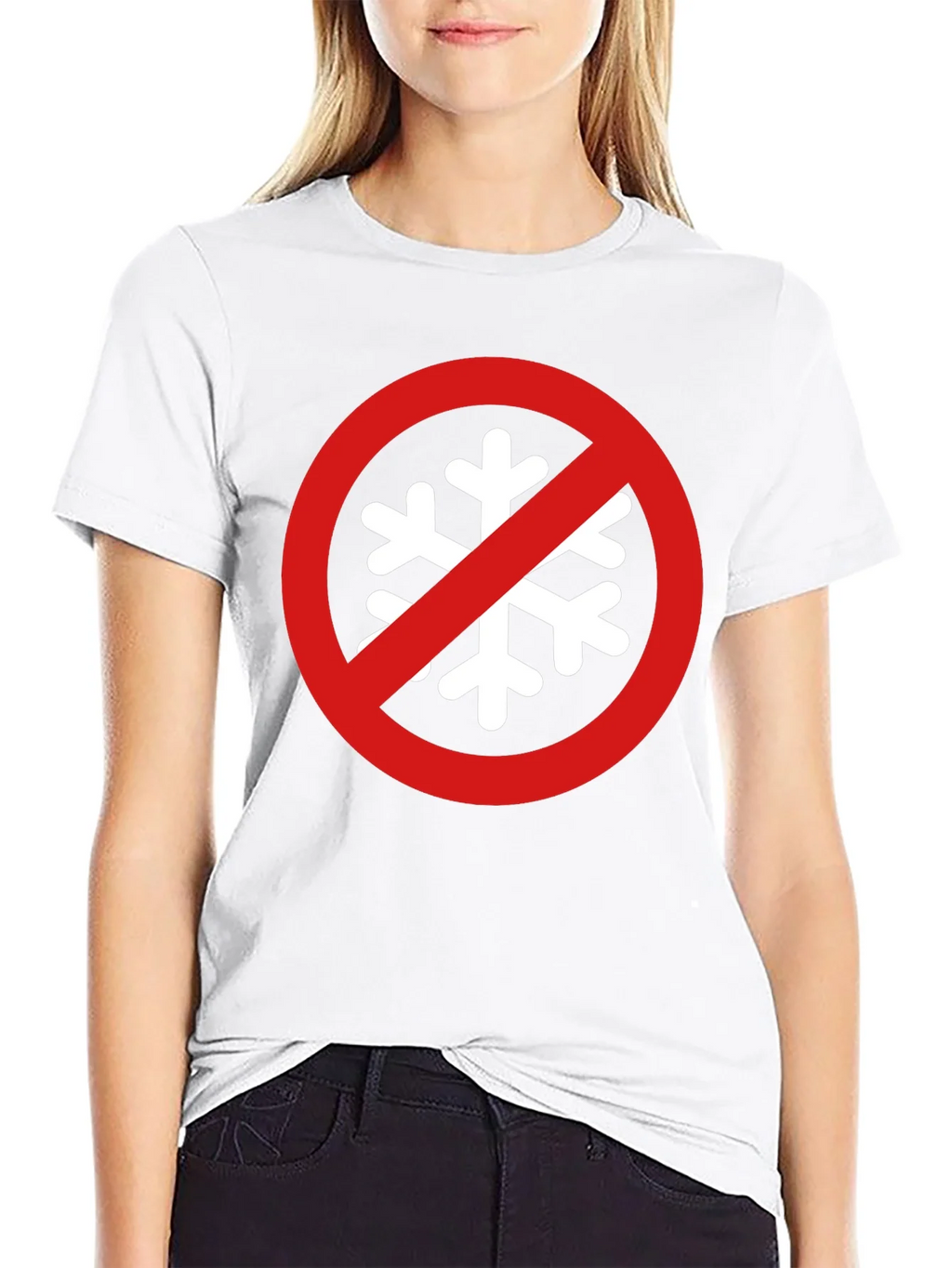 No Snowflake Zone Black T-Shirt product image 8