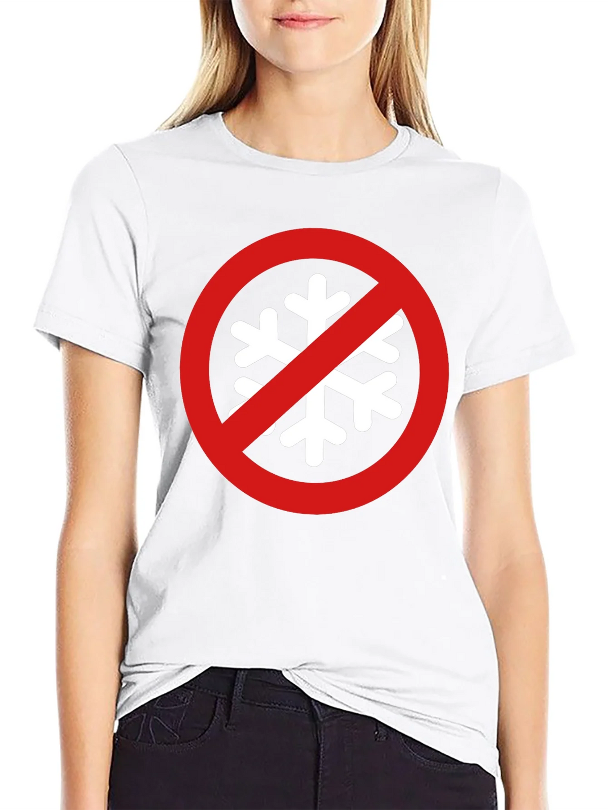 No Snowflake Zone Black T-Shirt product image 8