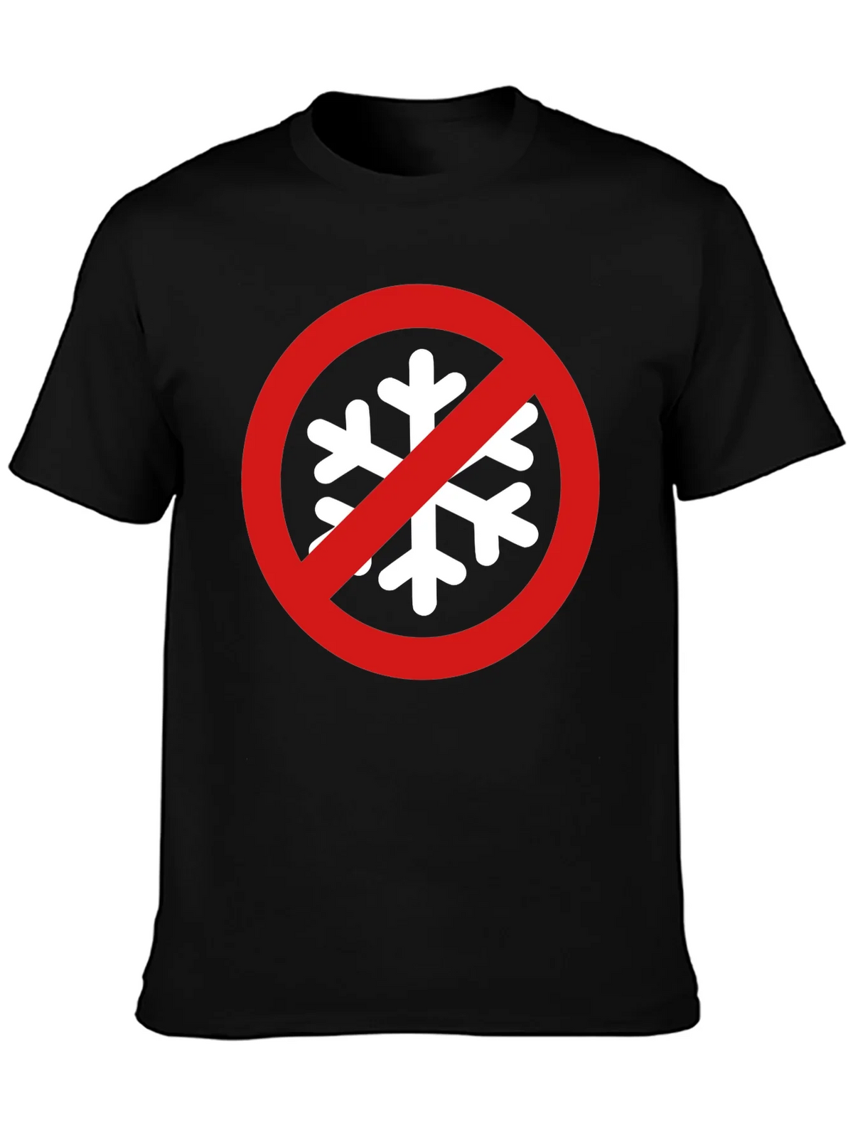 No Snowflake Zone Black T-Shirt product image 3