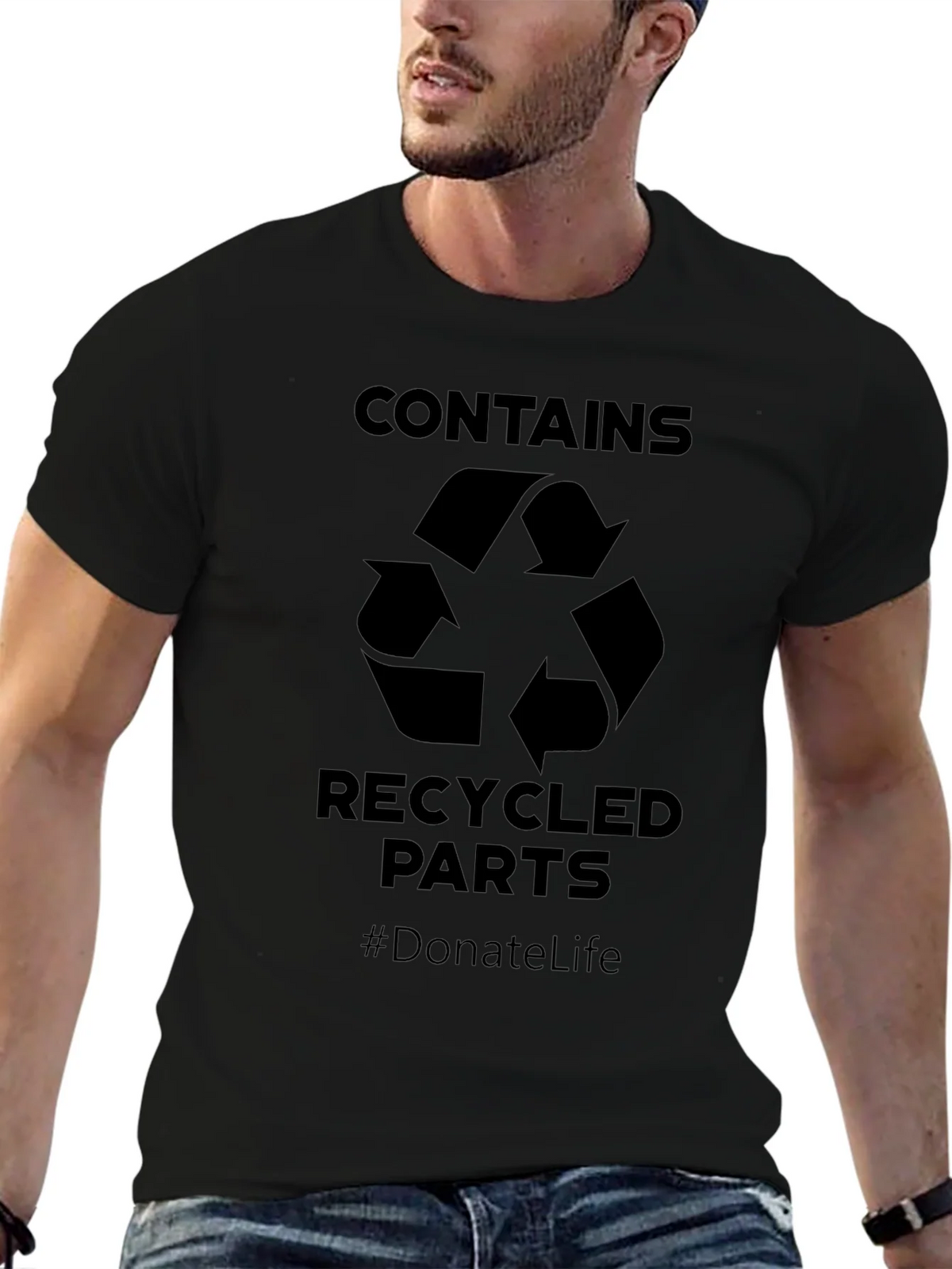 Contains Recycled Parts T-Shirt - Donate Life product image 6