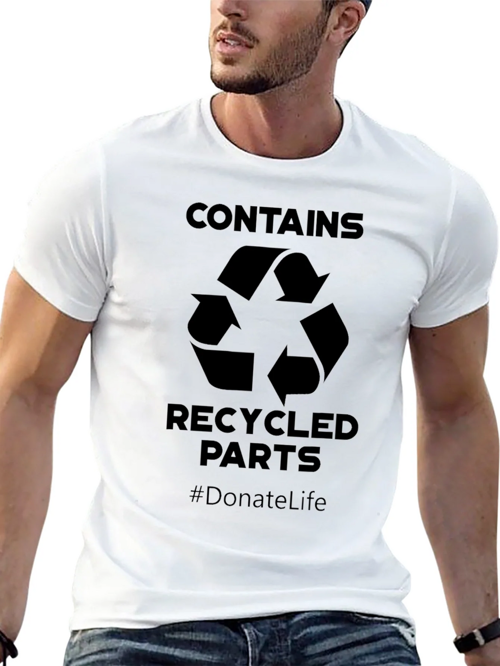 Contains Recycled Parts T-Shirt - Donate Life product image 10