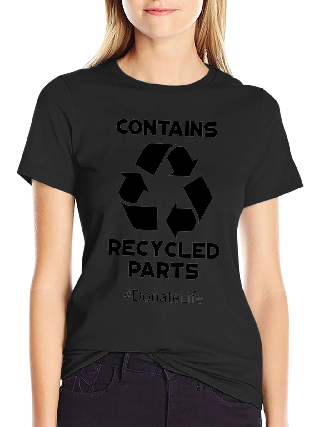 Contains Recycled Parts T-Shirt - Donate Life product image 2