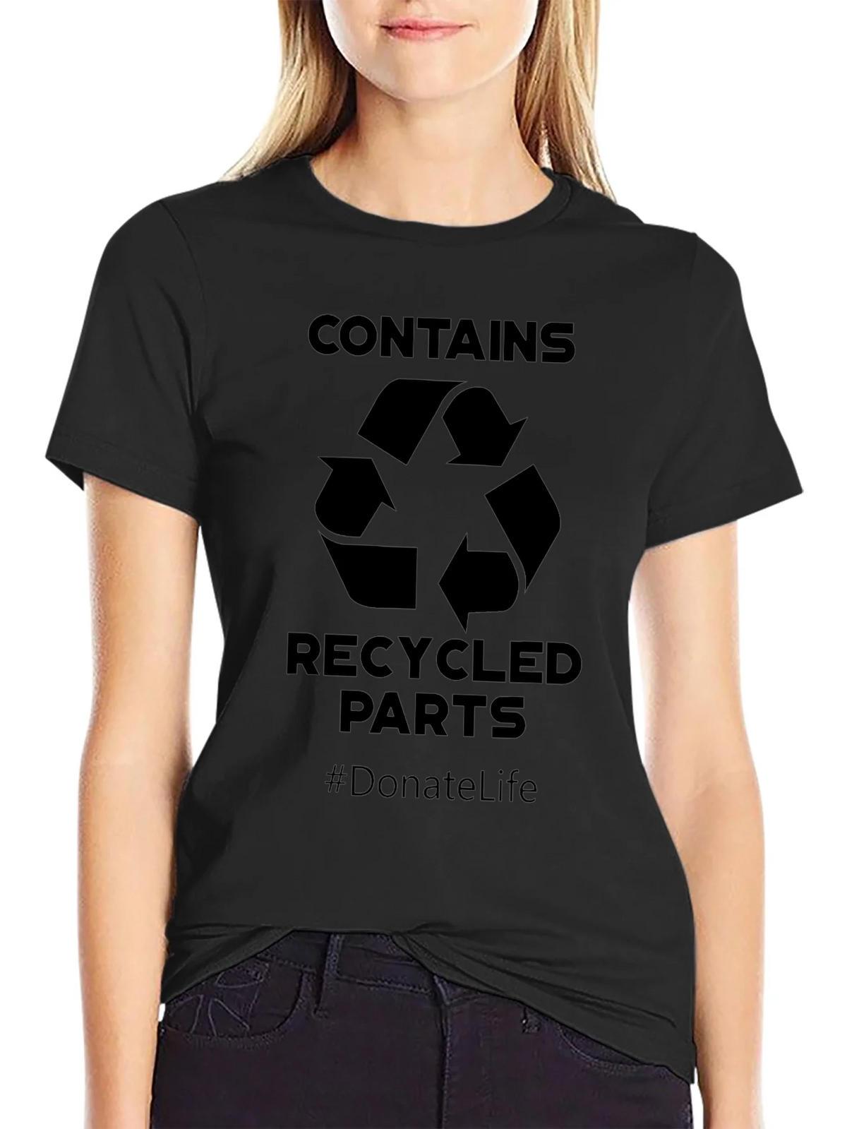 Contains Recycled Parts T-Shirt - Donate Life product image 2