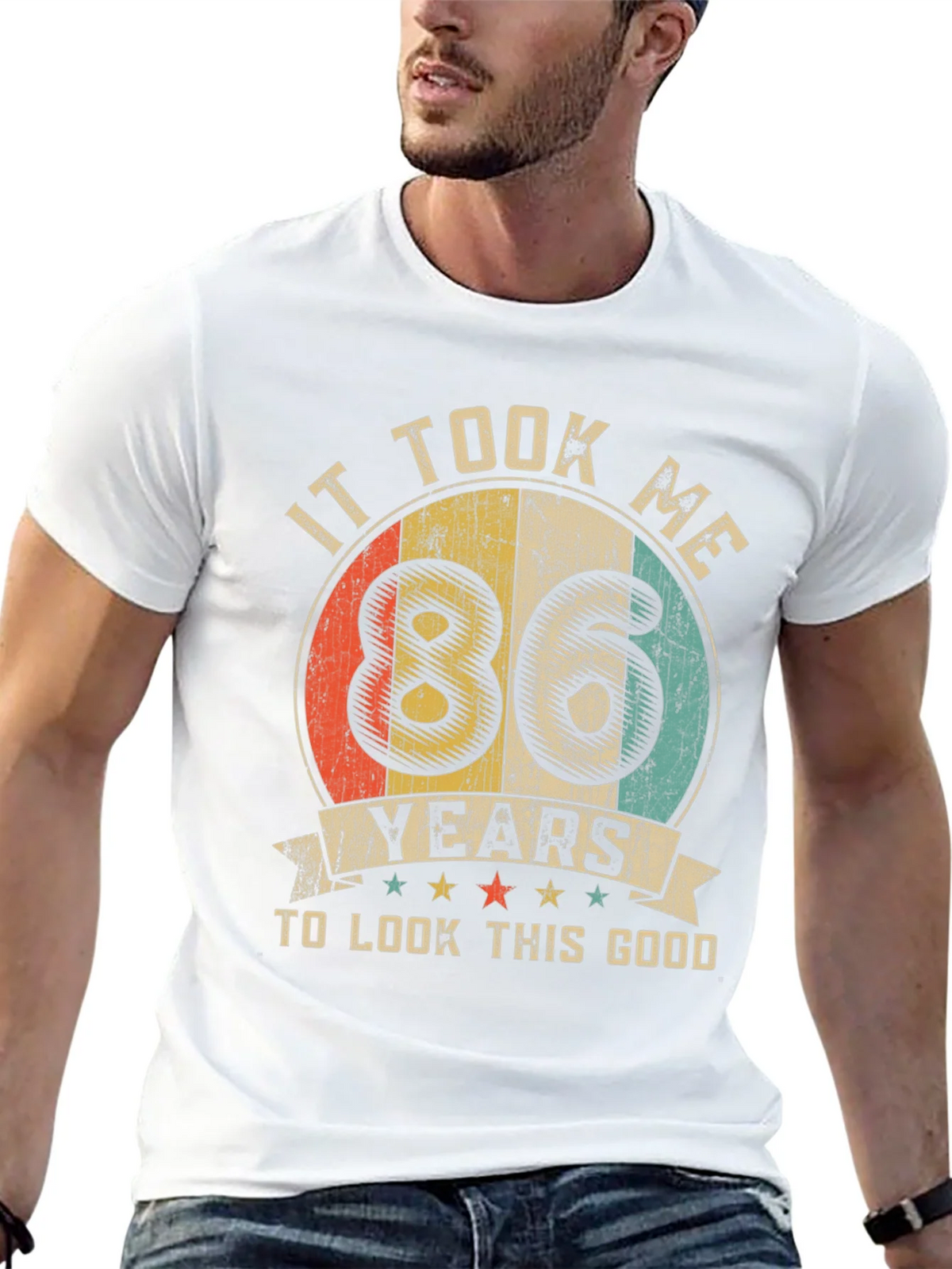 86th Birthday Vintage Graphic T-Shirt product image 12