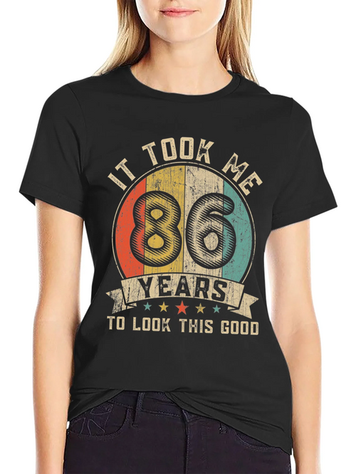 86th Birthday Vintage Graphic T-Shirt product image 2