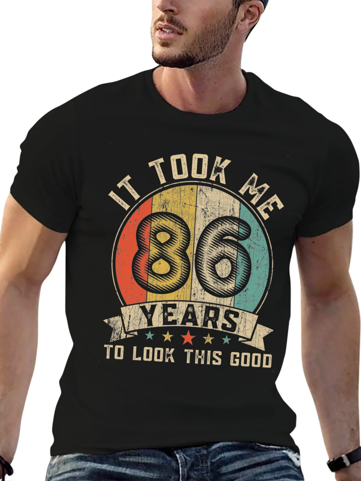 86th Birthday Vintage Graphic T-Shirt product image 6
