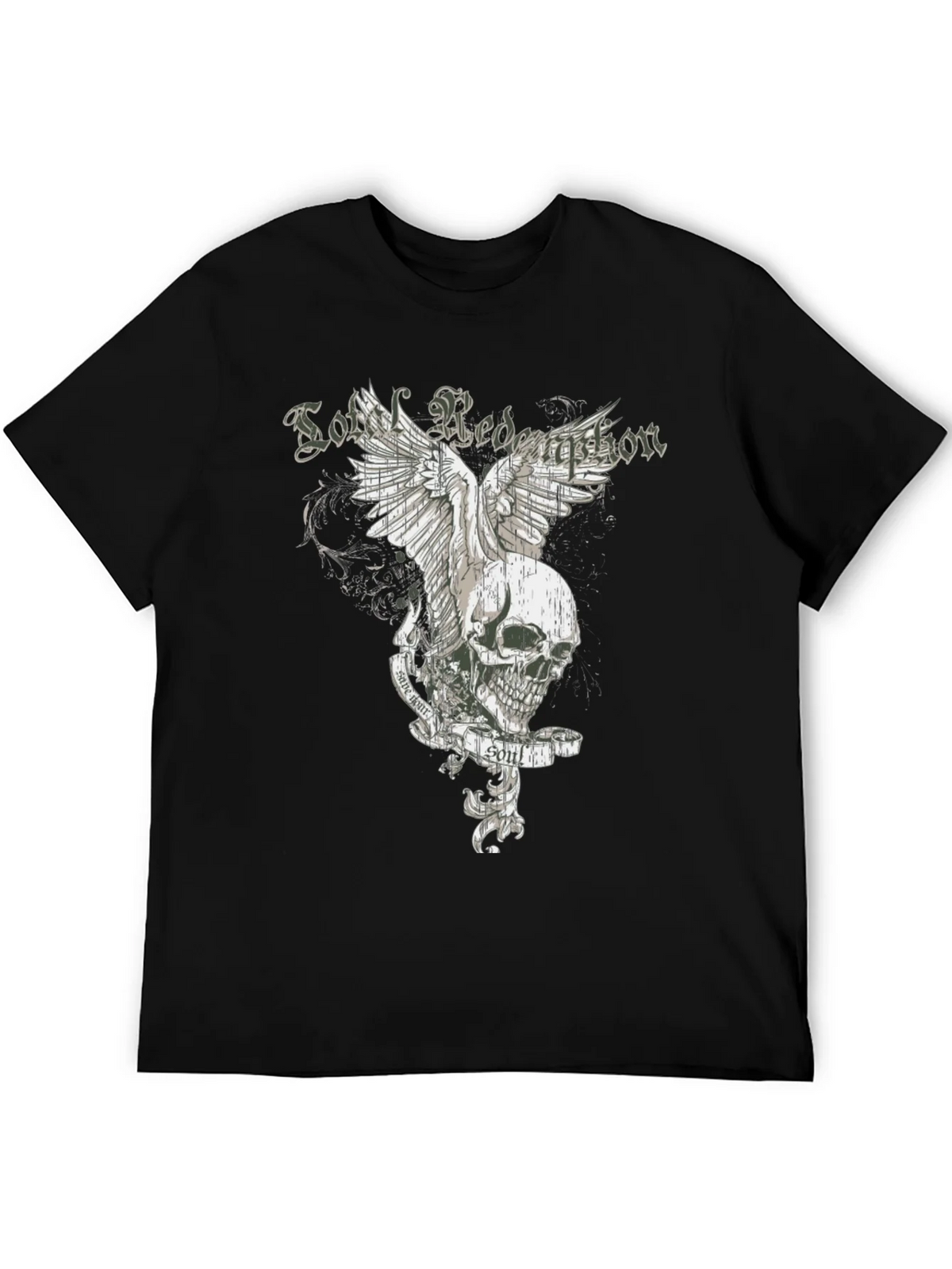 Soul Redemption Graphic Tee - Edgy Skull Design product image 5