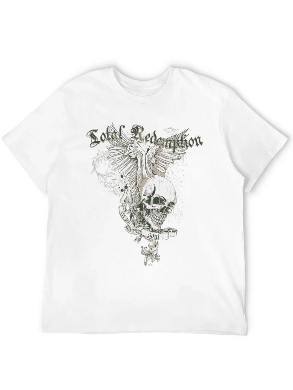 Soul Redemption Graphic Tee - Edgy Skull Design product image 11