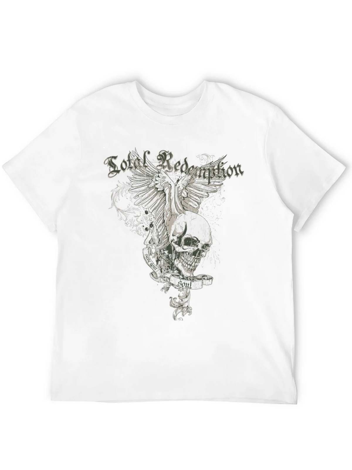 Soul Redemption Graphic Tee - Edgy Skull Design product image 11