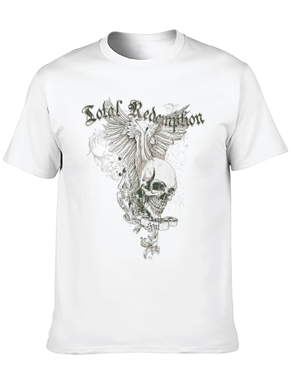 Soul Redemption Graphic Tee - Edgy Skull Design product image 9