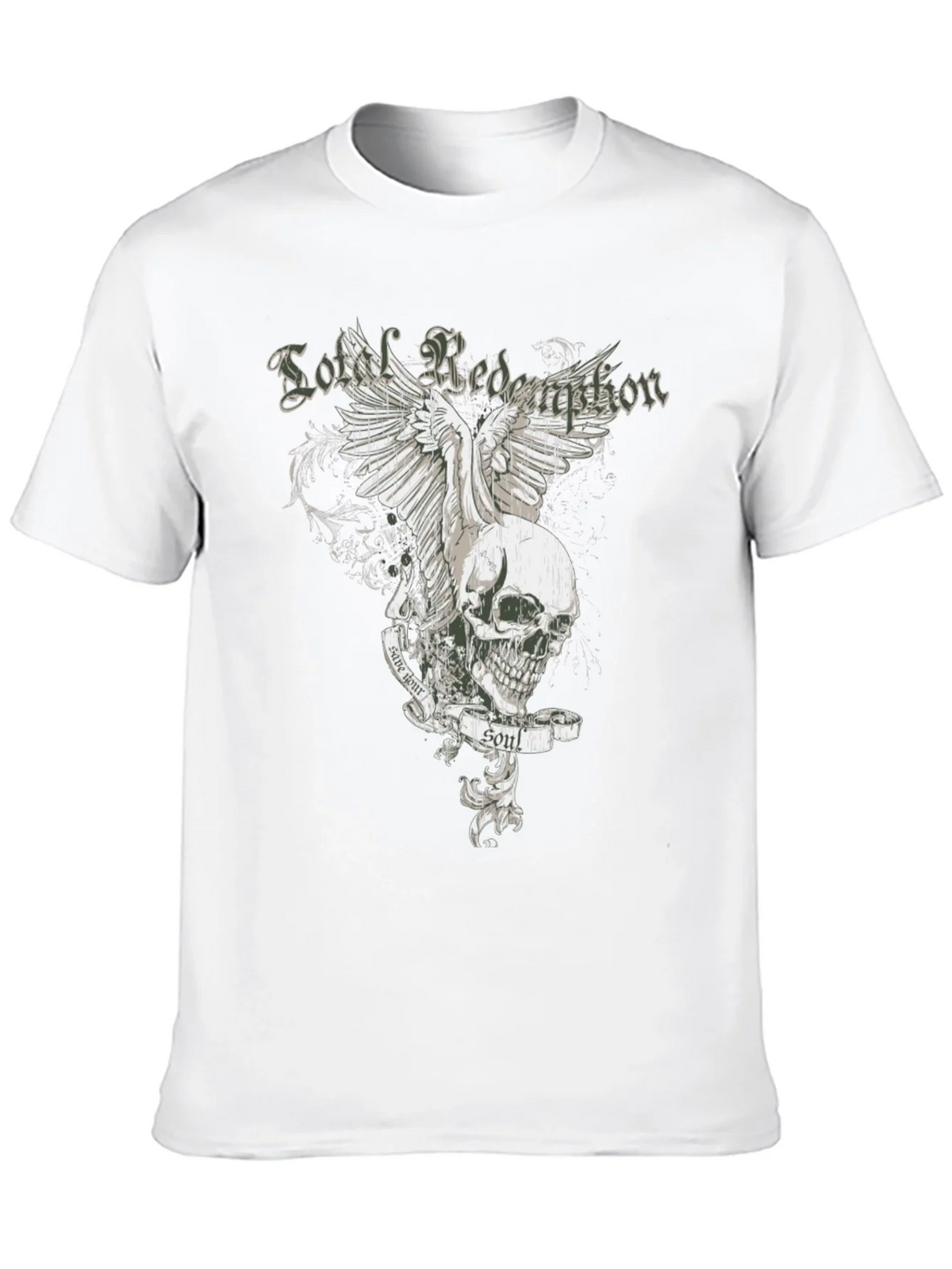 Soul Redemption Graphic Tee - Edgy Skull Design product image 9