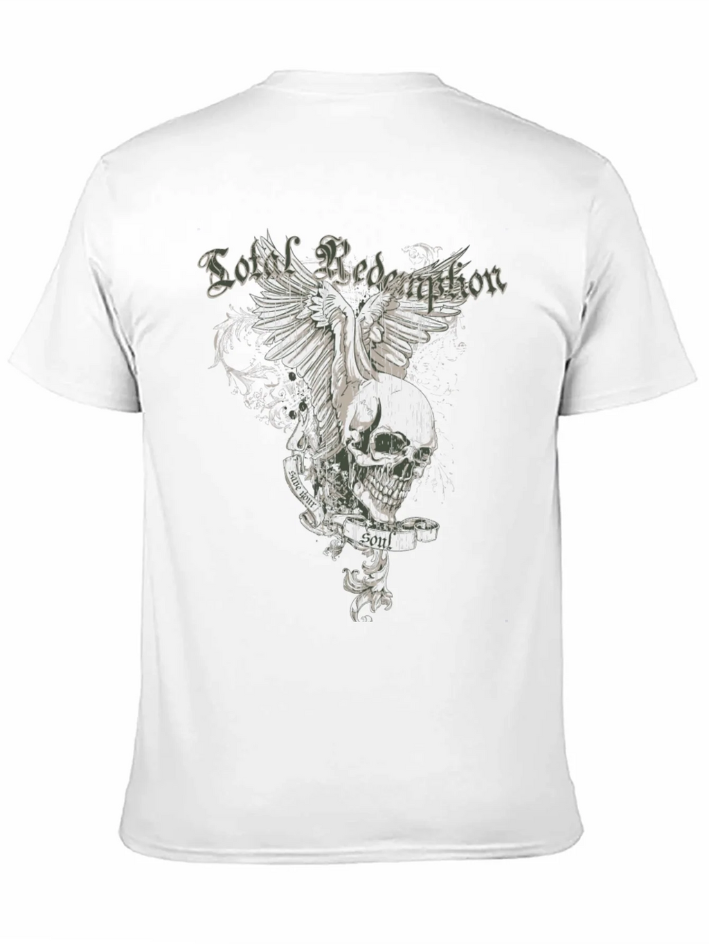 Soul Redemption Graphic Tee - Edgy Skull Design product image 10