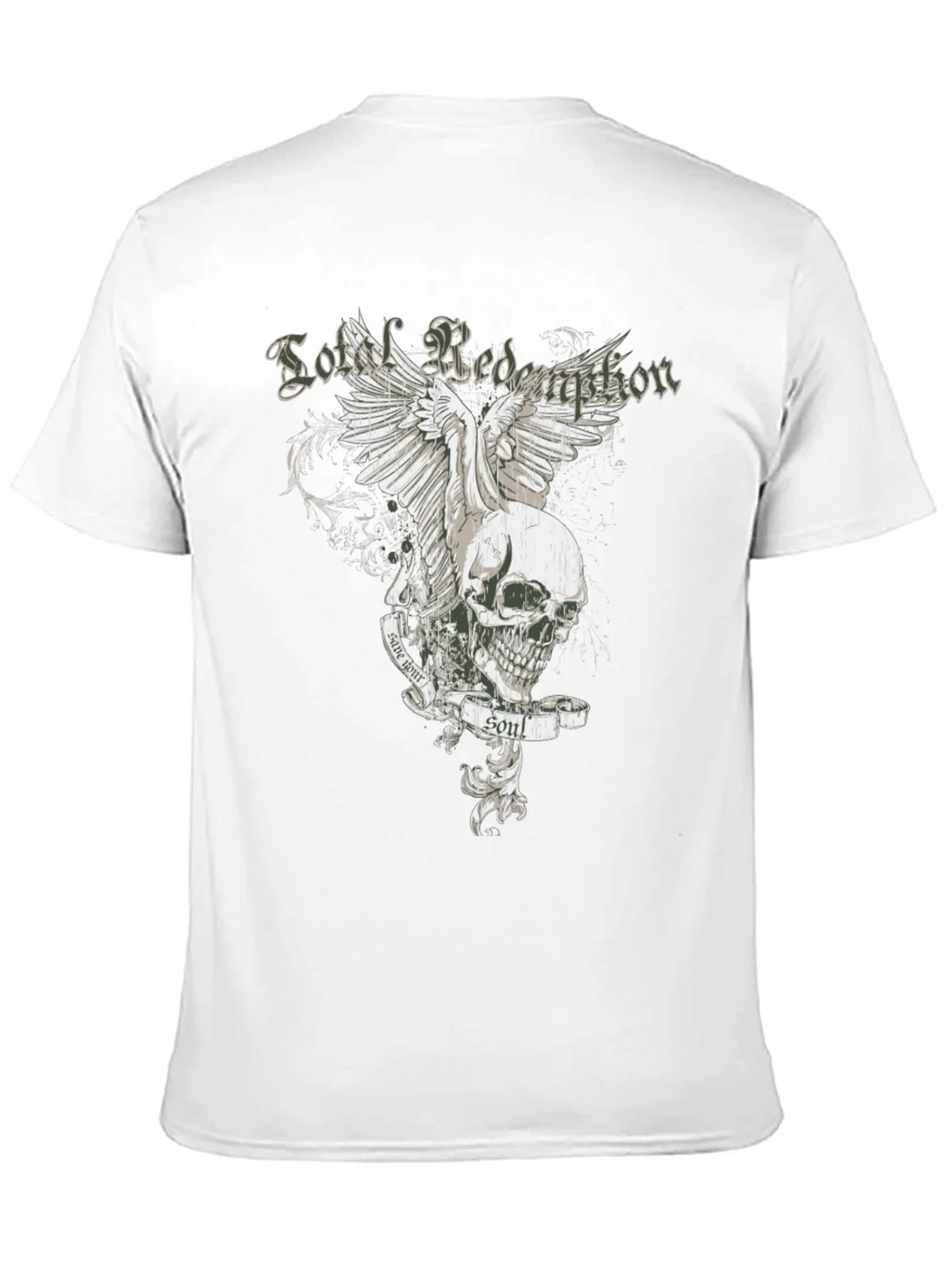 Soul Redemption Graphic Tee - Edgy Skull Design product image 10