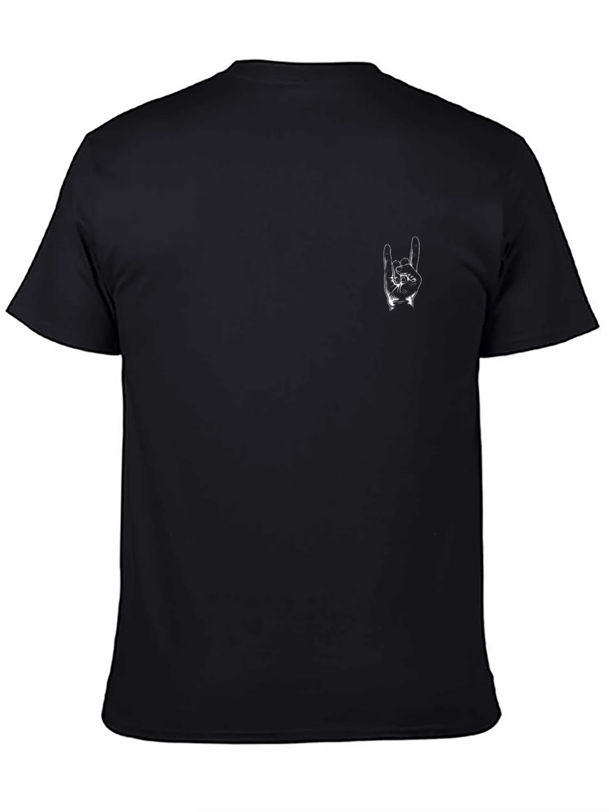 Rock On Graphic Black T-Shirt product image 3