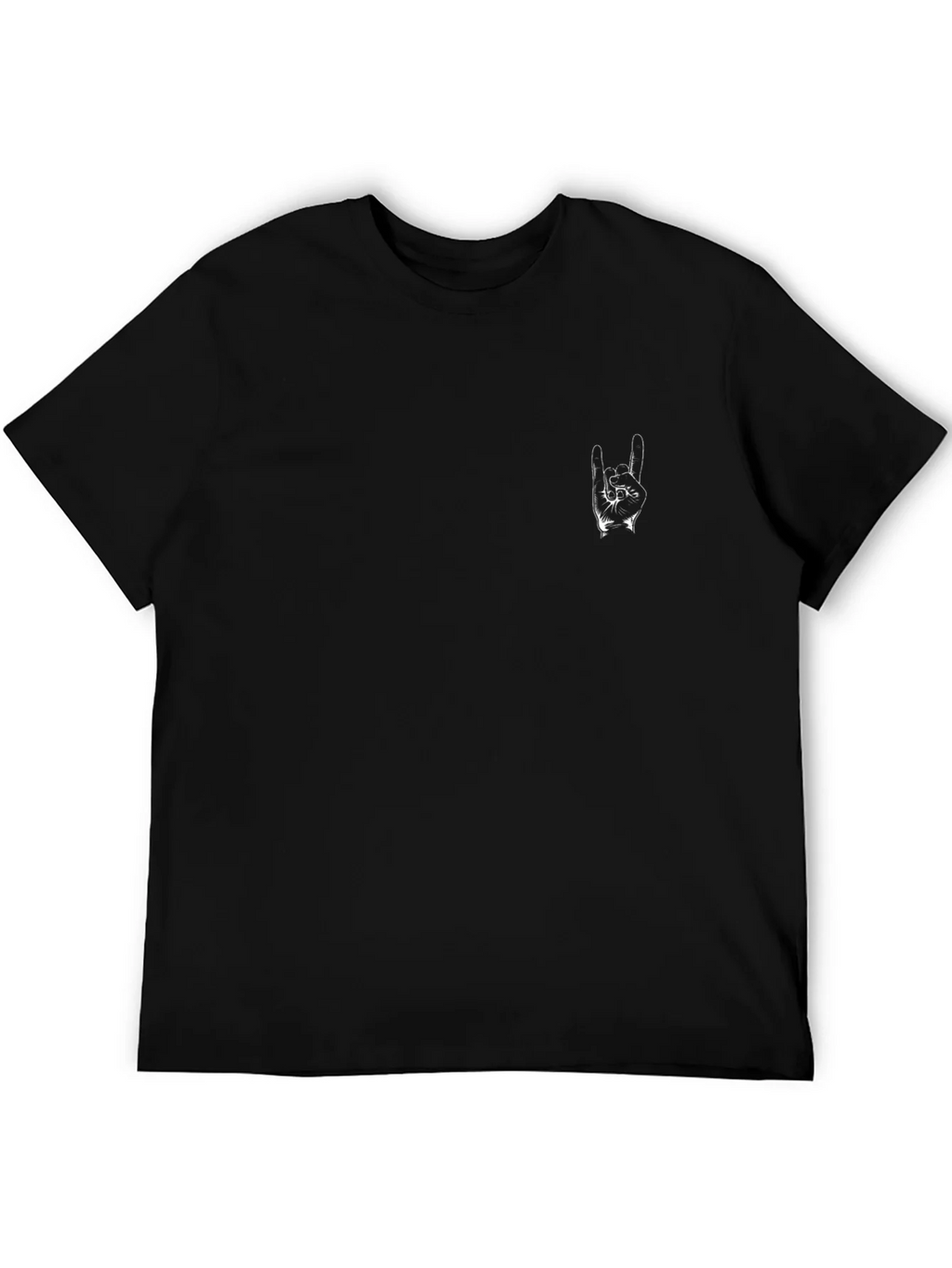 Rock On Graphic Black T-Shirt product image 4