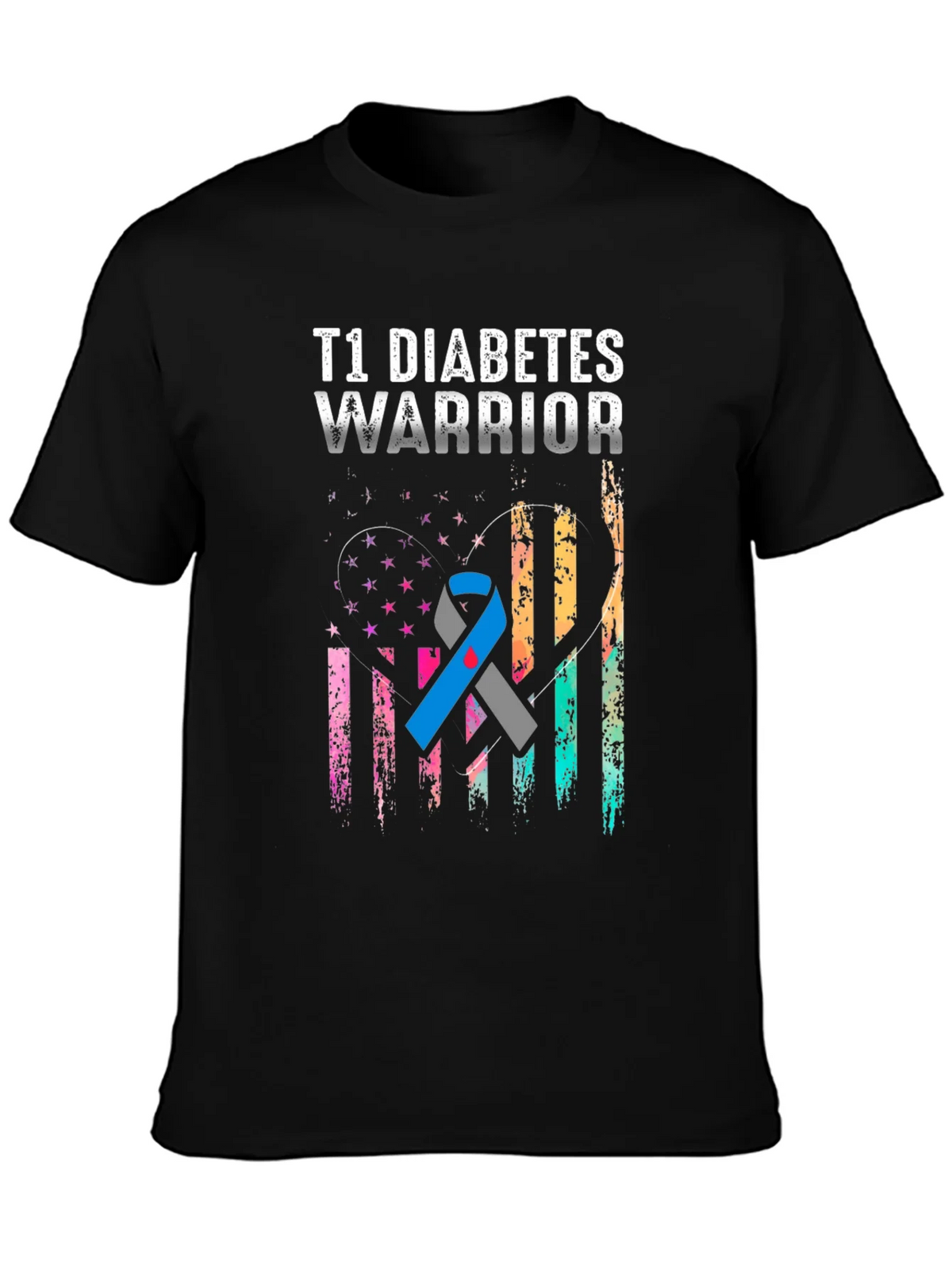 T1 Diabetes Warrior Graphic Tee product image 3