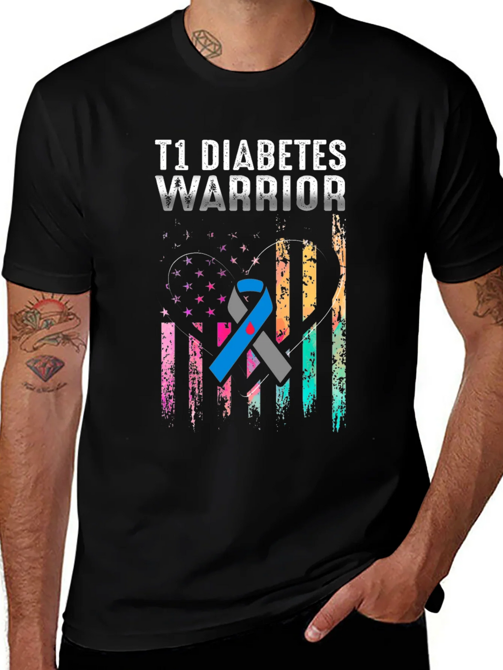 T1 Diabetes Warrior Graphic Tee product image 1
