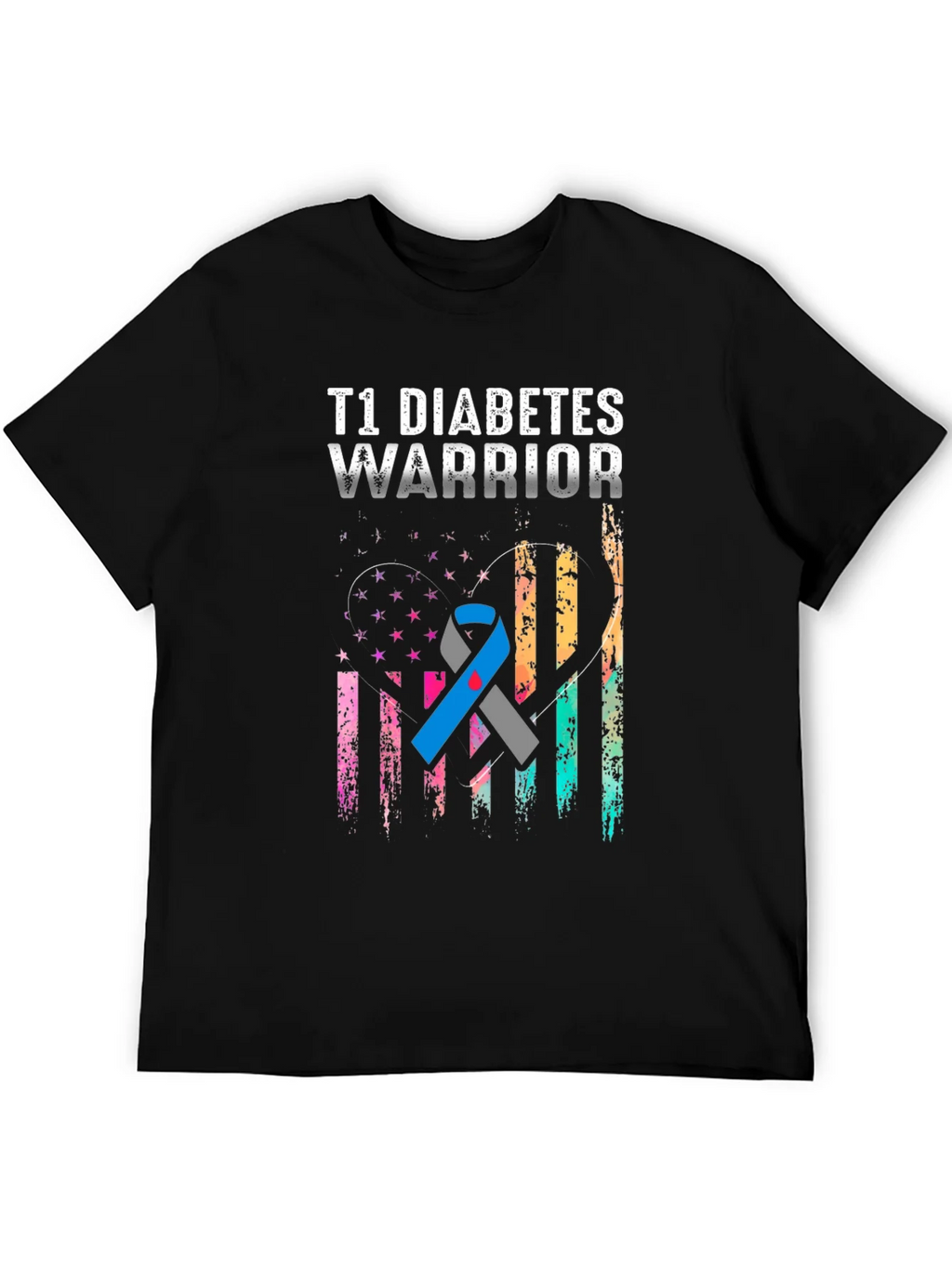 T1 Diabetes Warrior Graphic Tee product image 5