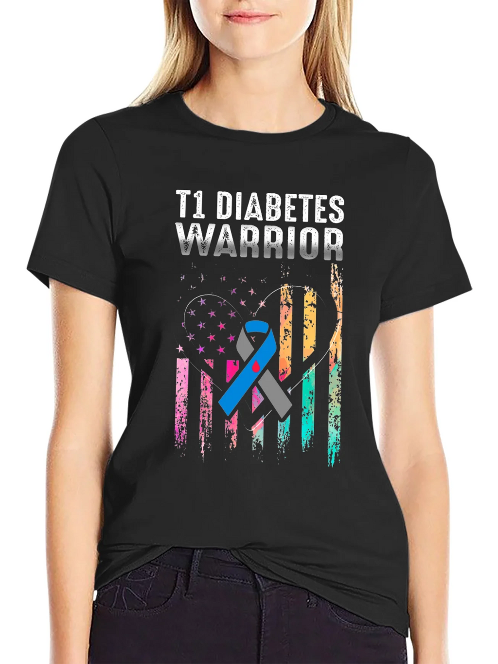 T1 Diabetes Warrior Graphic Tee product image 2