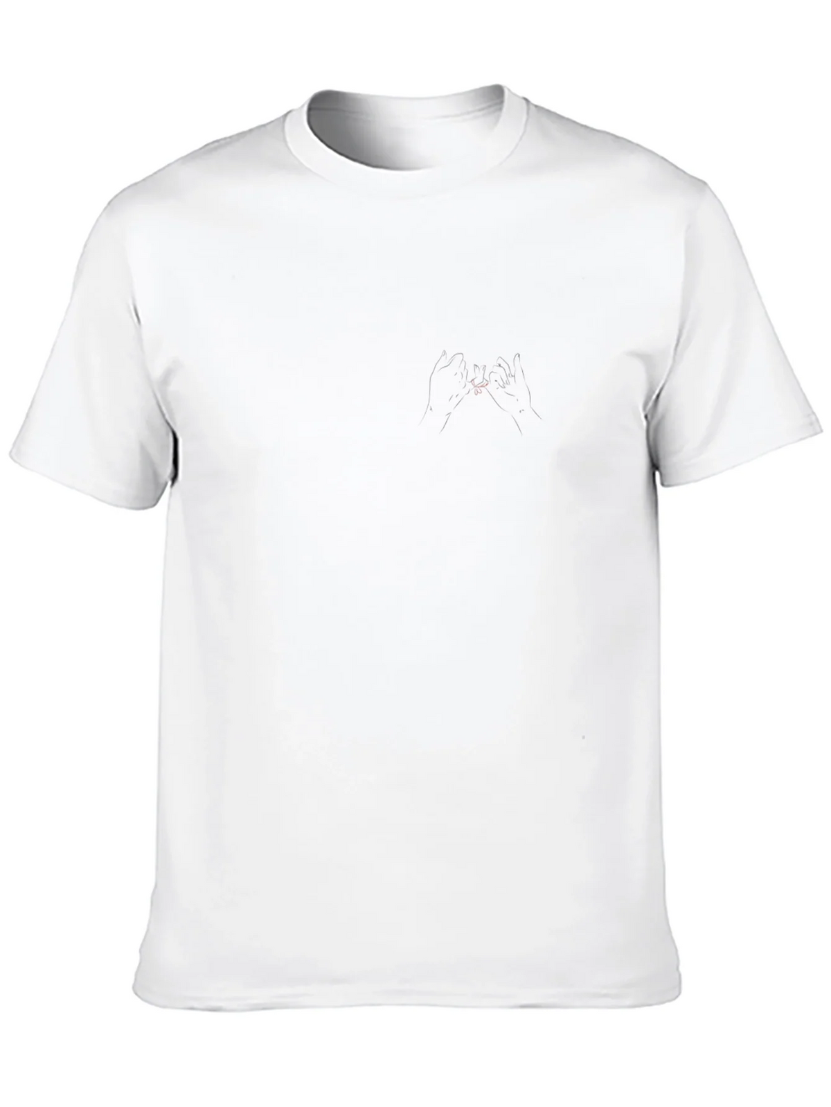 Mens Solid Black Short Sleeve Crew Neck T-Shirt product image 6