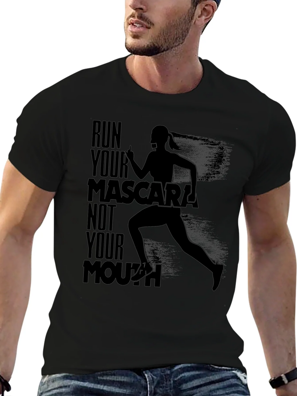 Run Your Mascara Not Mouth T-Shirt product image 6