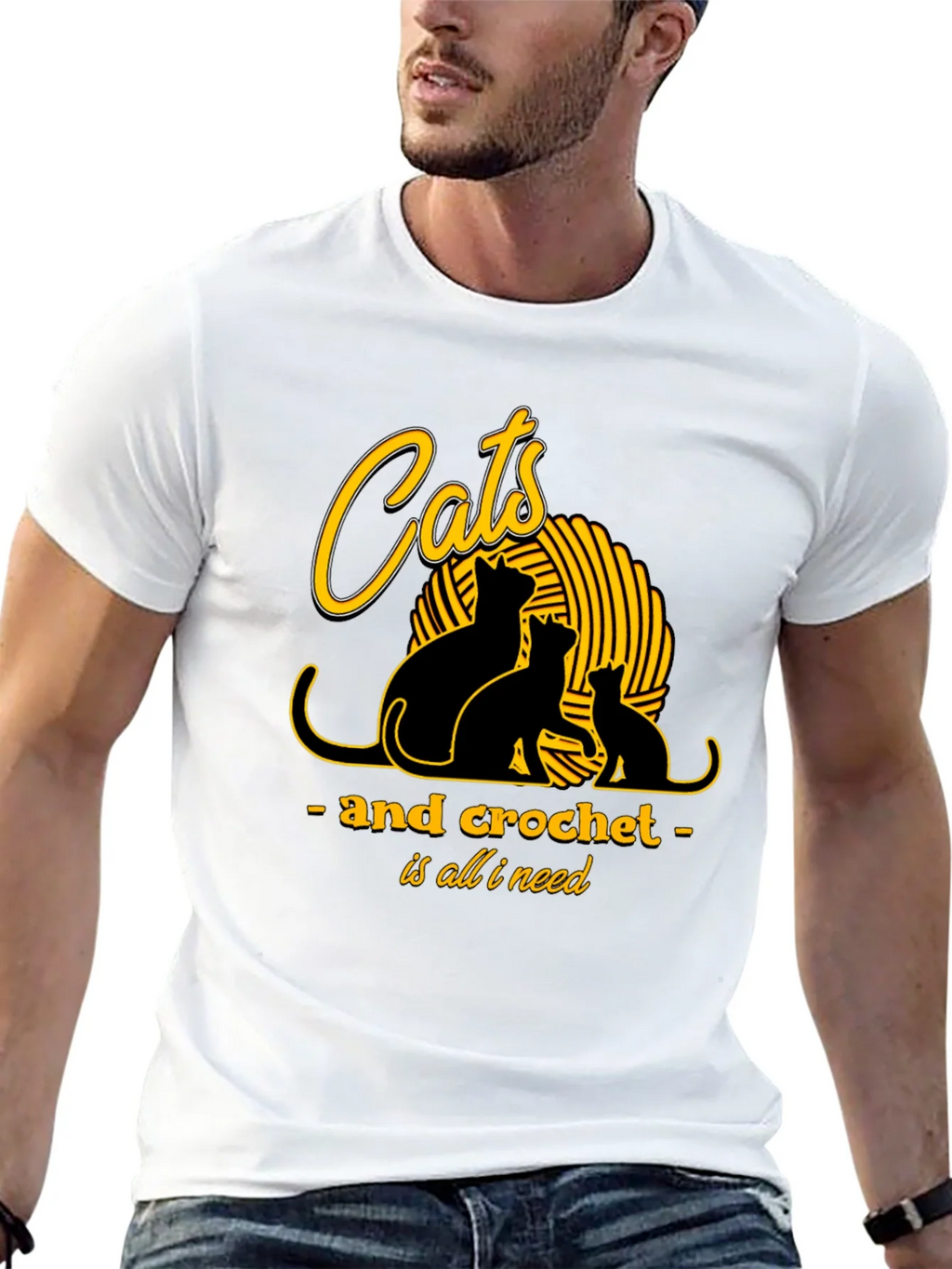 Cats and Crochet T-Shirt - Knit Lover Tee product image 12