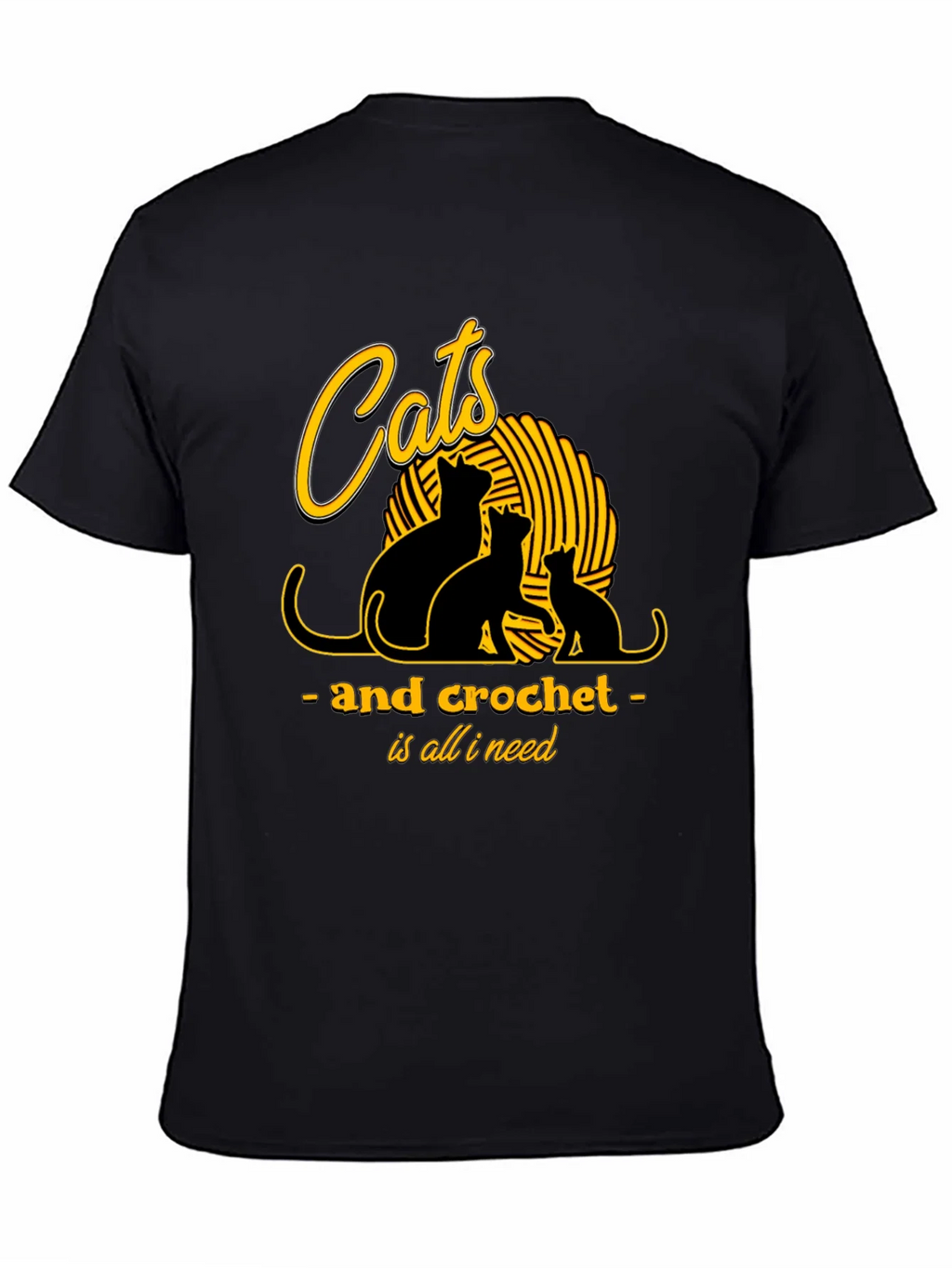 Cats and Crochet T-Shirt - Knit Lover Tee product image 4