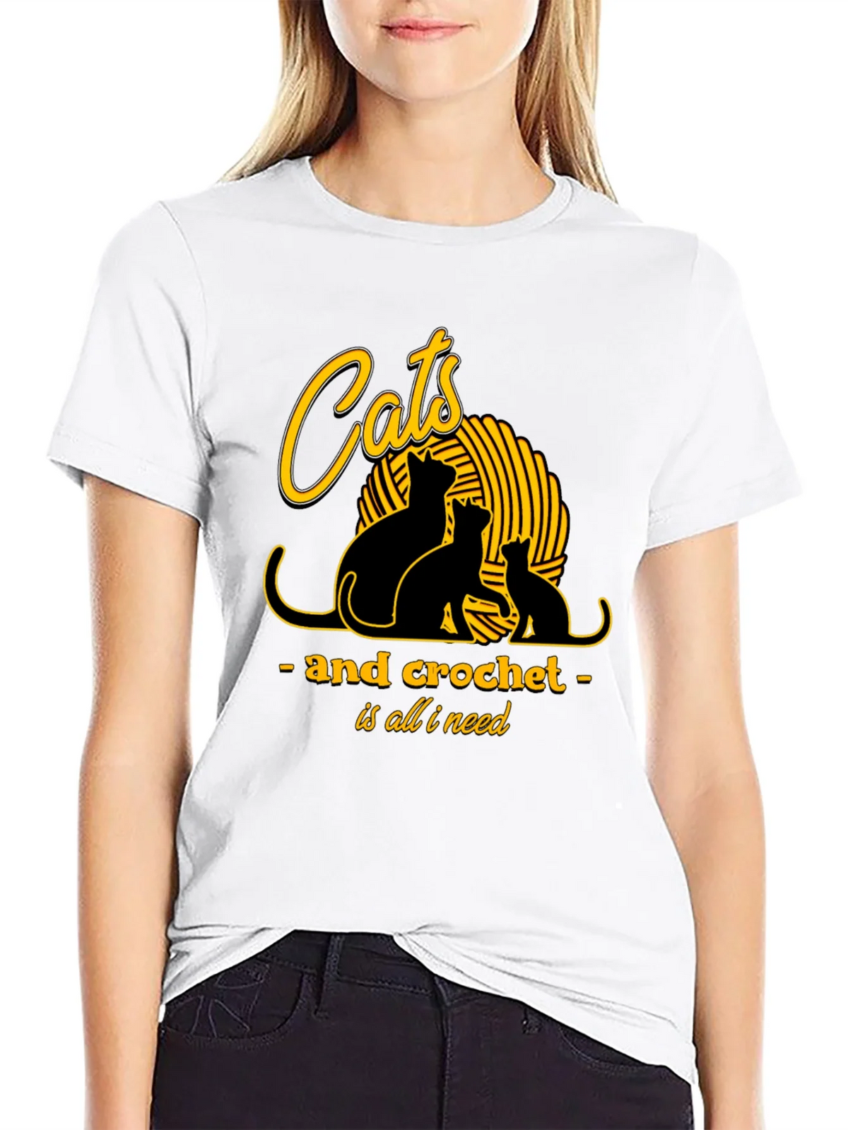 Cats and Crochet T-Shirt - Knit Lover Tee product image 8