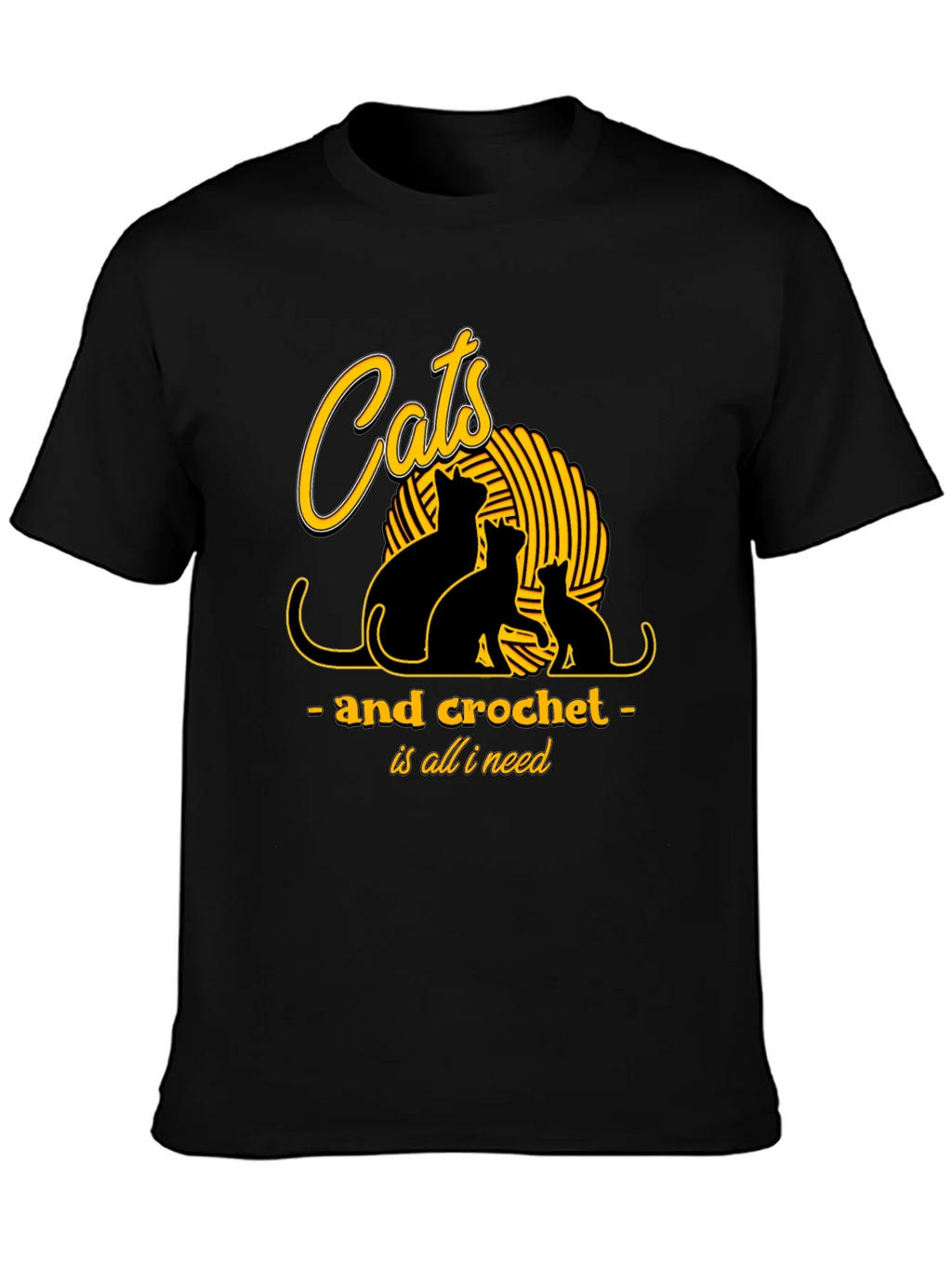 Cats and Crochet T-Shirt - Knit Lover Tee product image 3