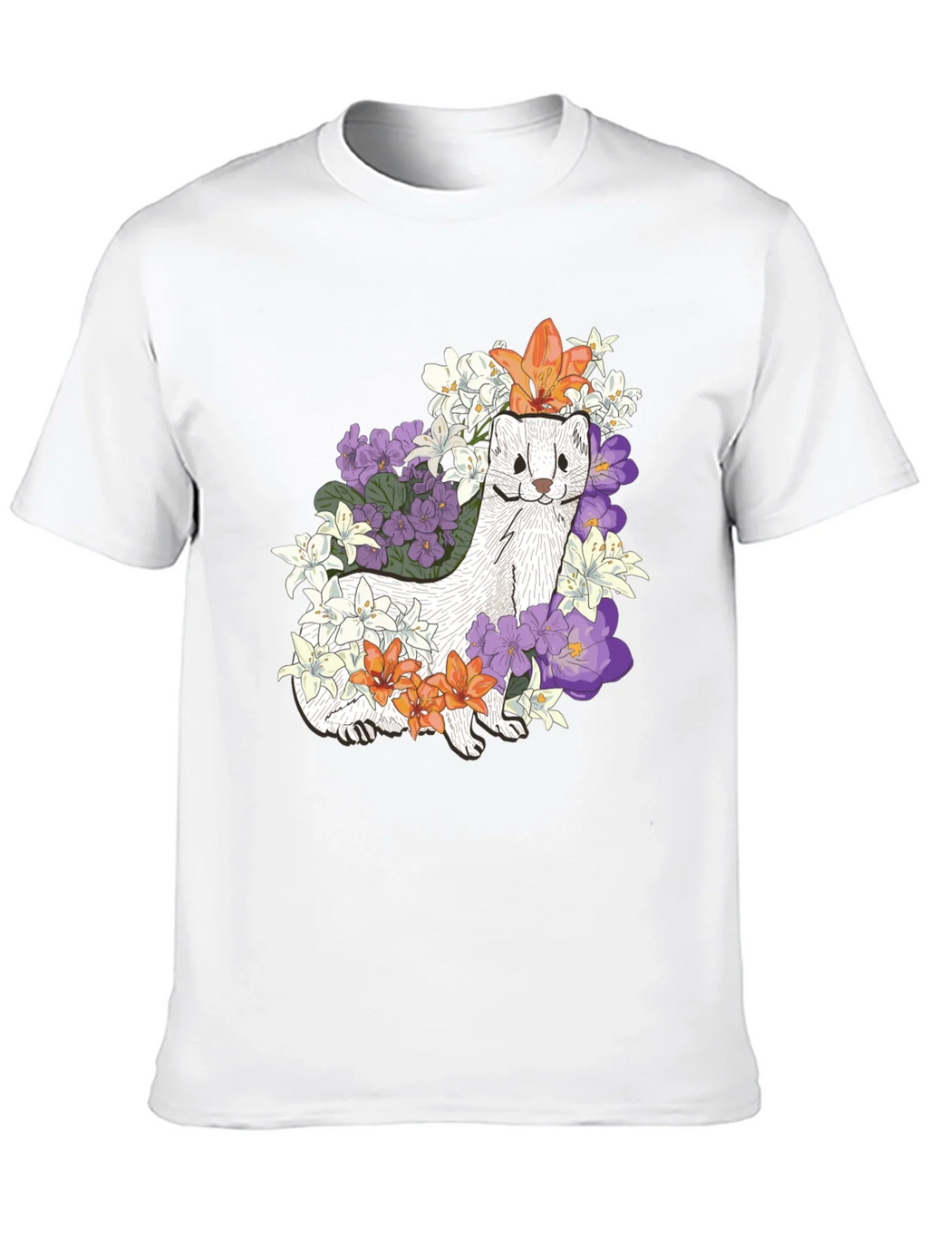 Floral Ferret Graphic Tee product image 9