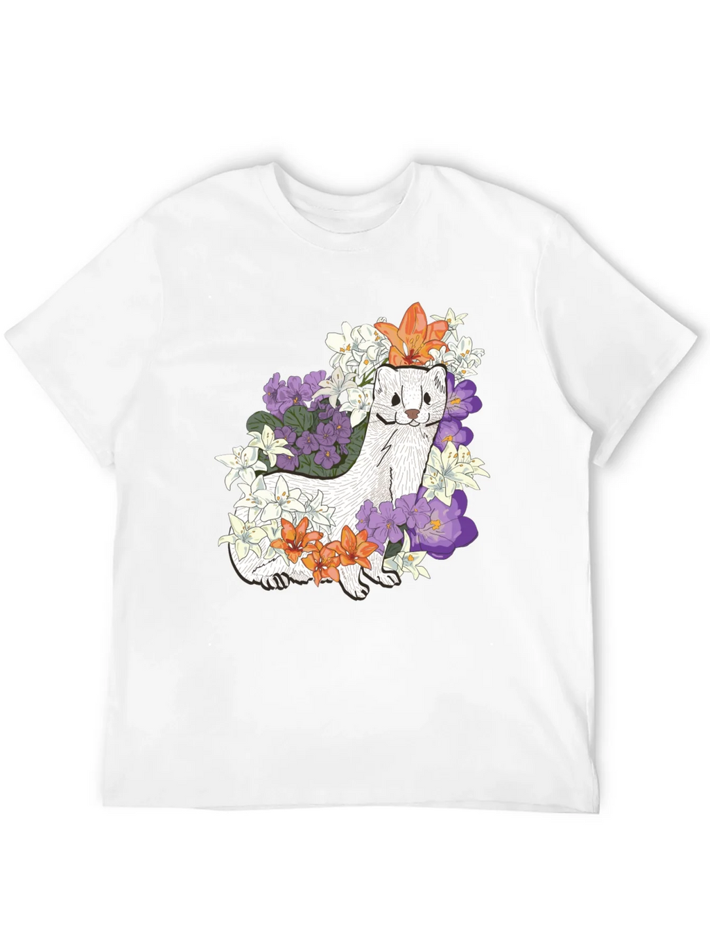 Floral Ferret Graphic Tee product image 11