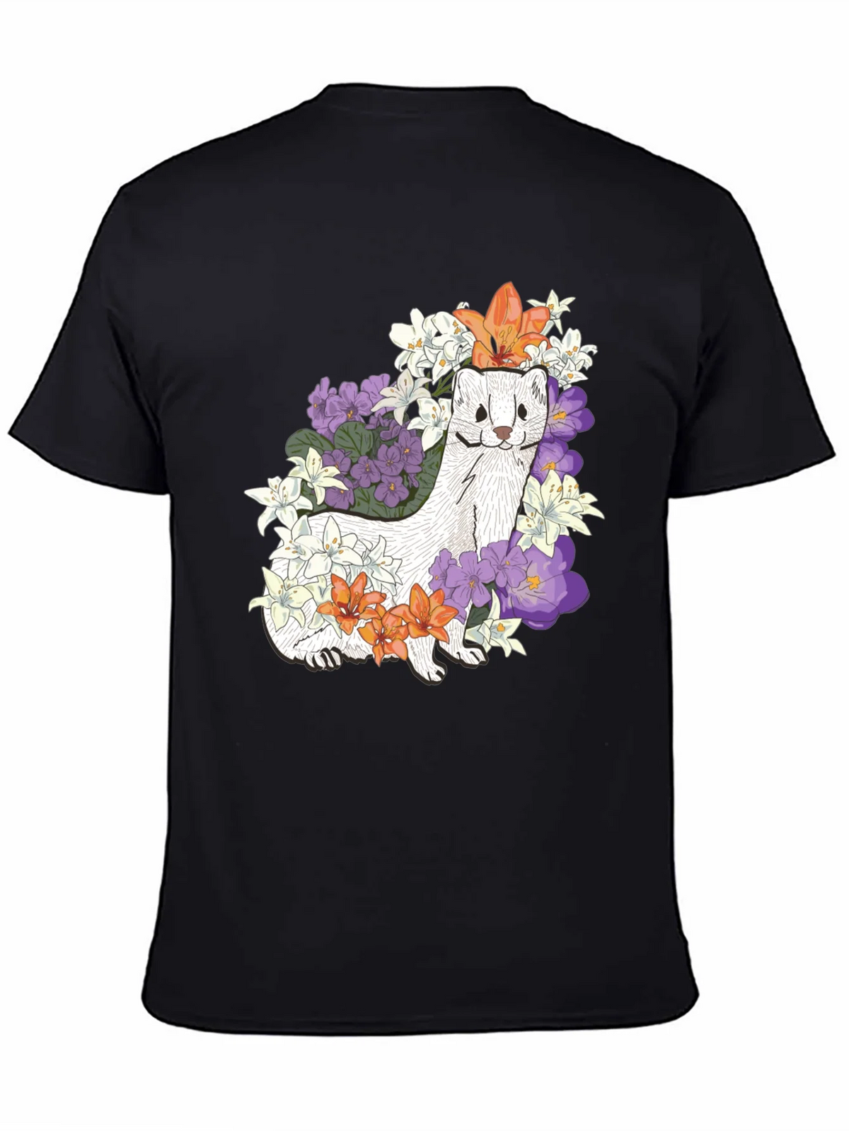 Floral Ferret Graphic Tee product image 4