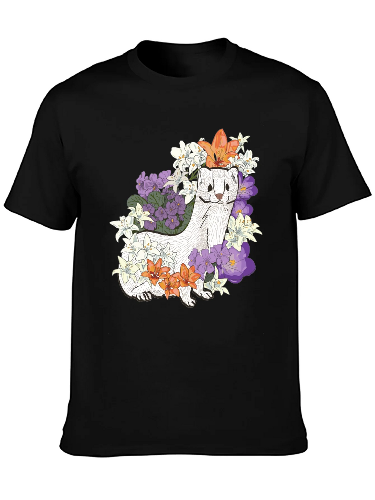 Floral Ferret Graphic Tee product image 3