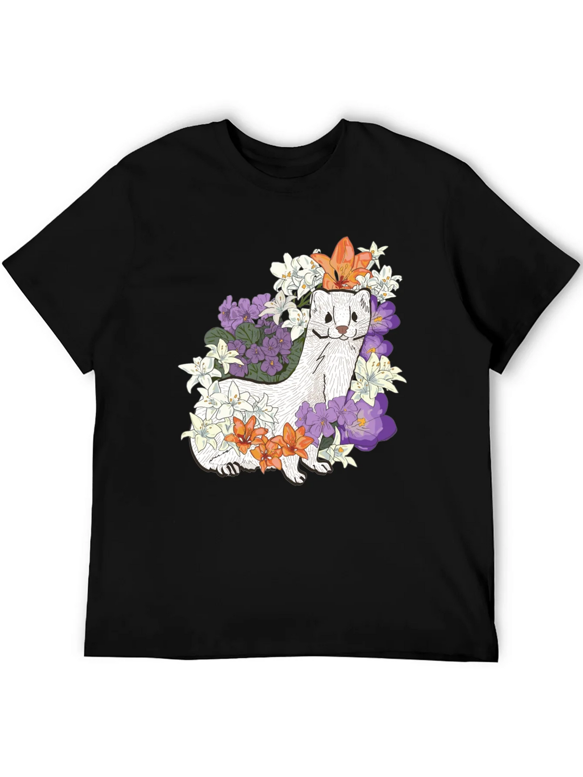 Floral Ferret Graphic Tee product image 5