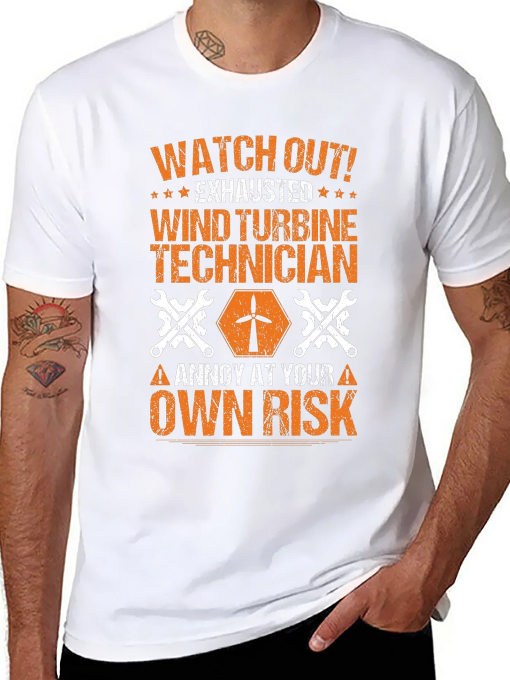 Wind Turbine Technician T-Shirt: Annoy at Your Own Risk product image 6