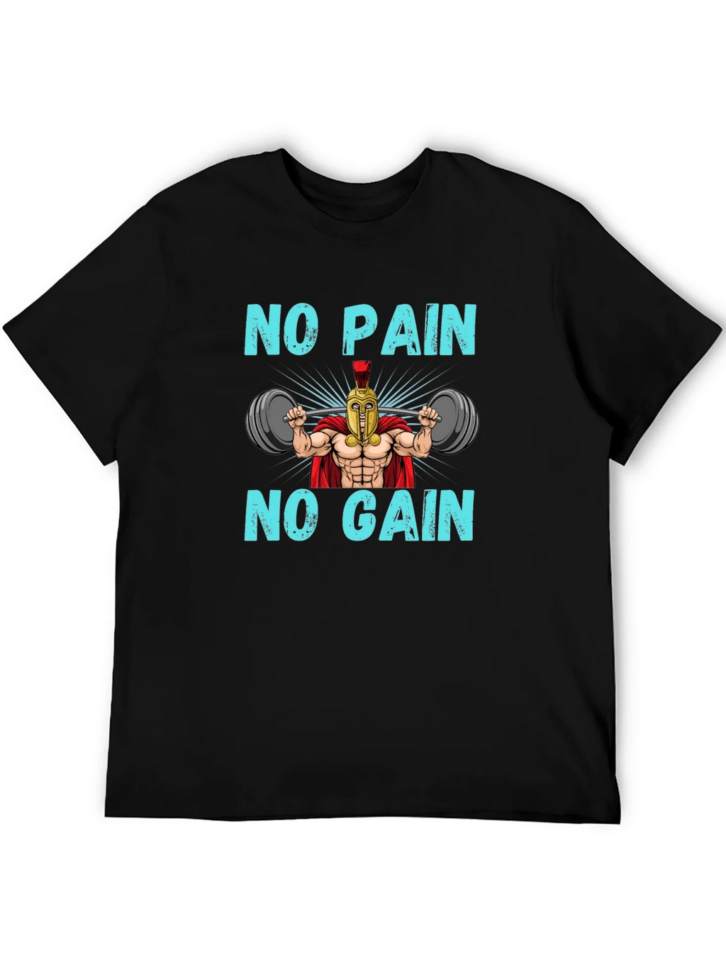 No Pain No Gain Spartan Gym T-Shirt product image 5