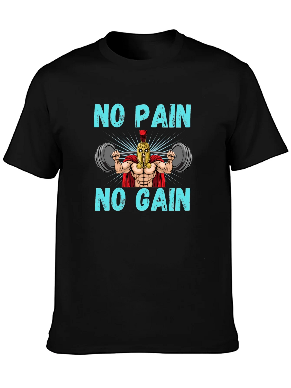 No Pain No Gain Spartan Gym T-Shirt product image 3