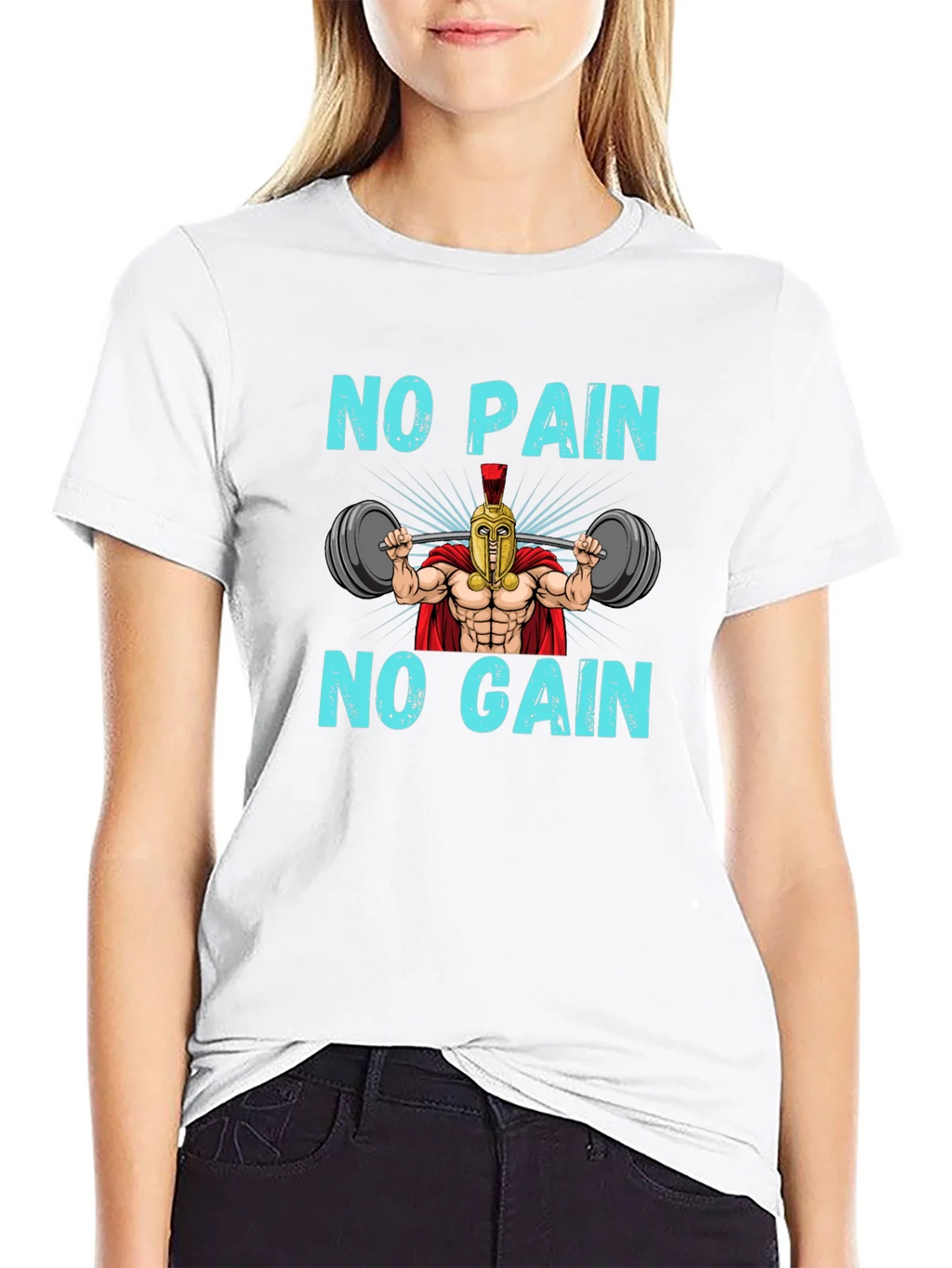 No Pain No Gain Spartan Gym T-Shirt product image 8