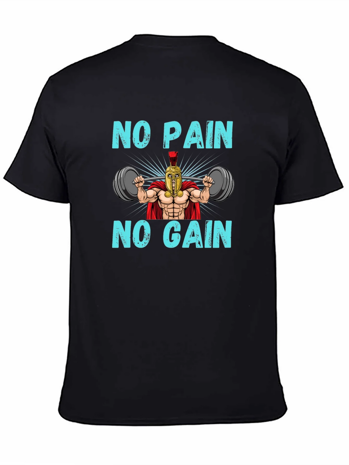 No Pain No Gain Spartan Gym T-Shirt product image 4
