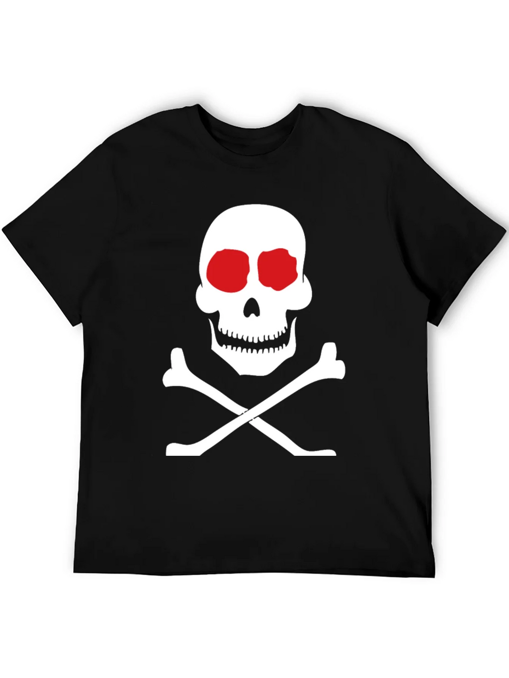 Skull and Crossbones Graphic Tee - Classic Black T-Shirt product image 5