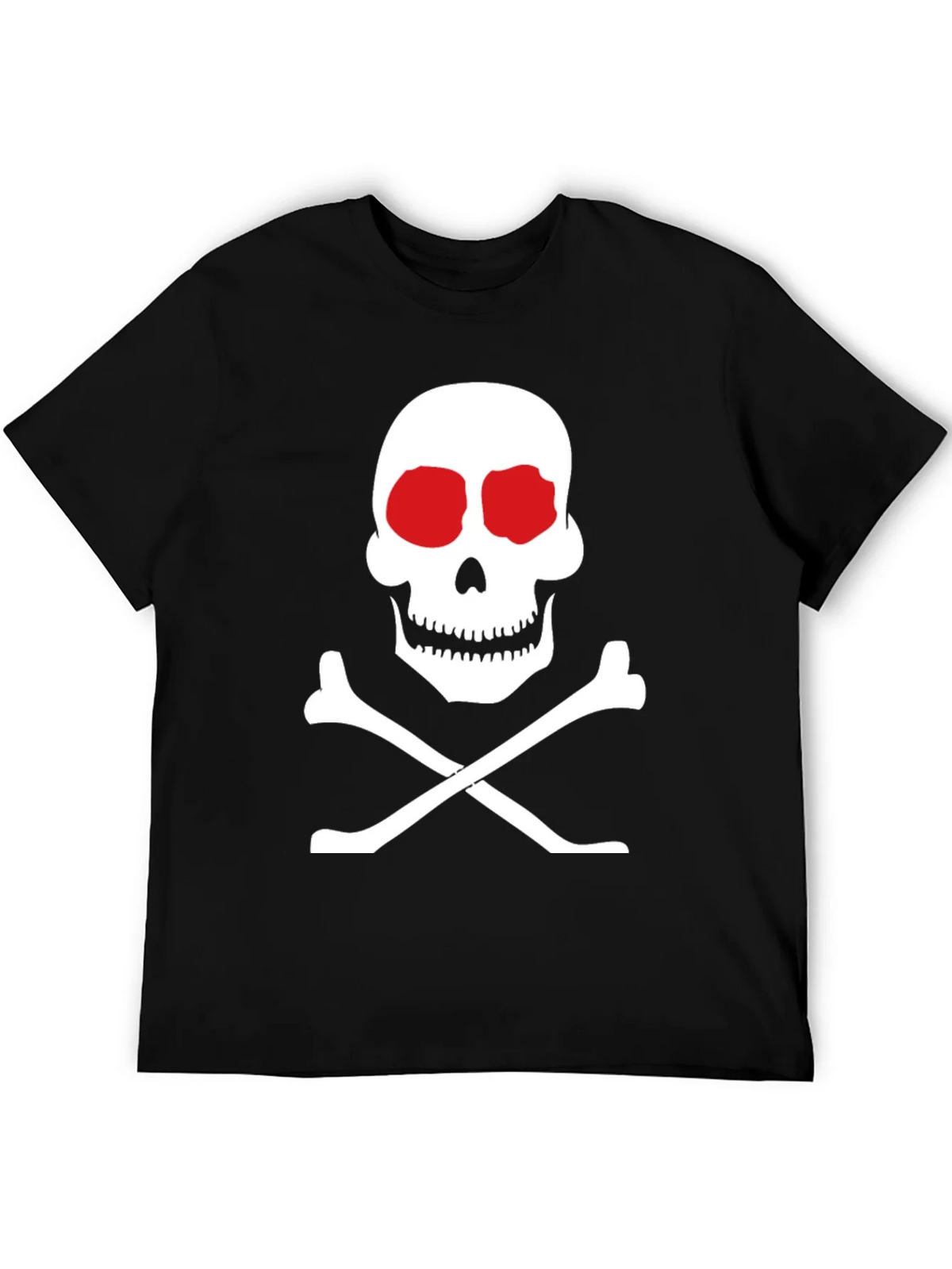 Skull and Crossbones Graphic Tee - Classic Black T-Shirt product image 5