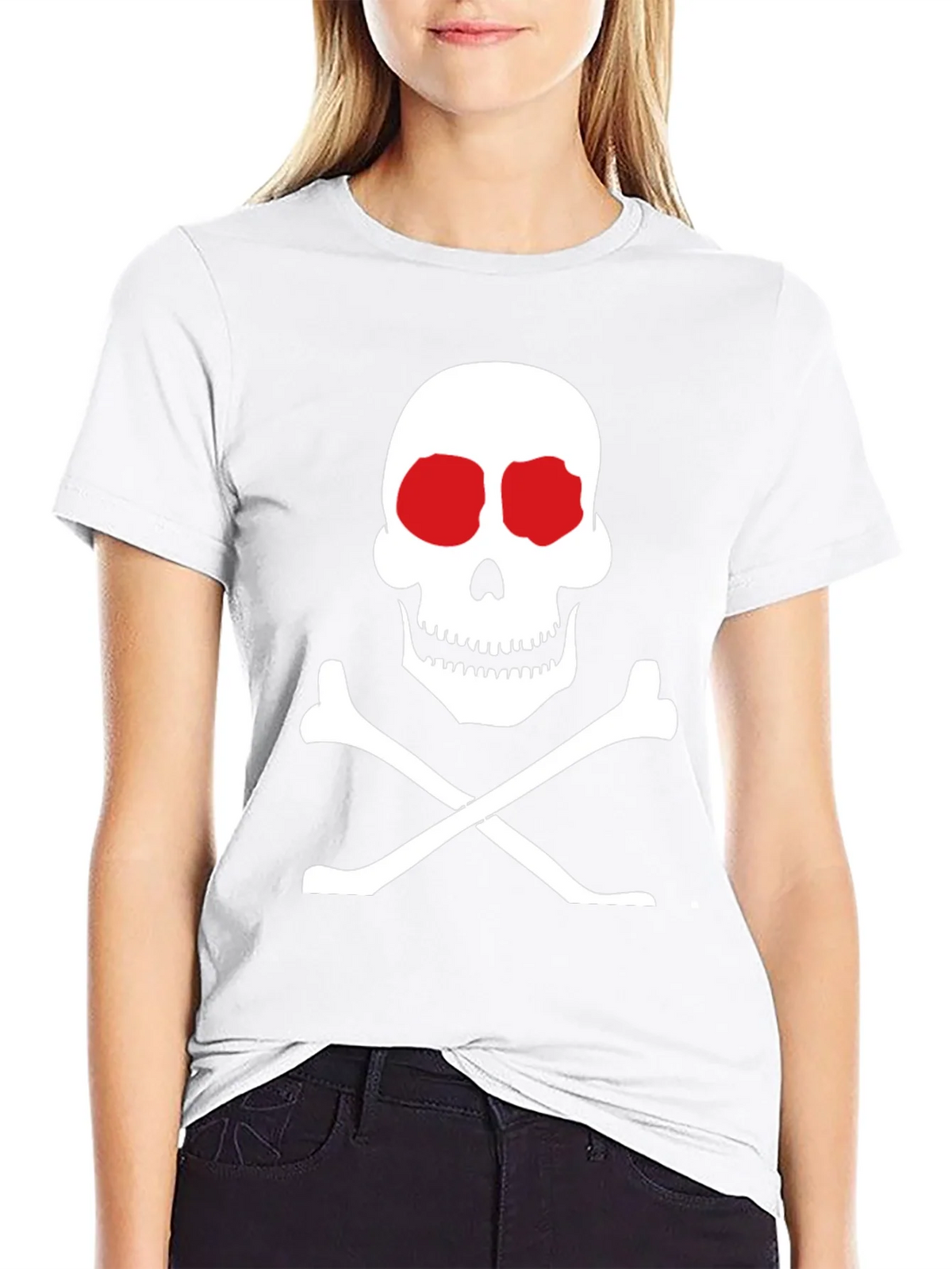 Skull and Crossbones Graphic Tee - Classic Black T-Shirt product image 8