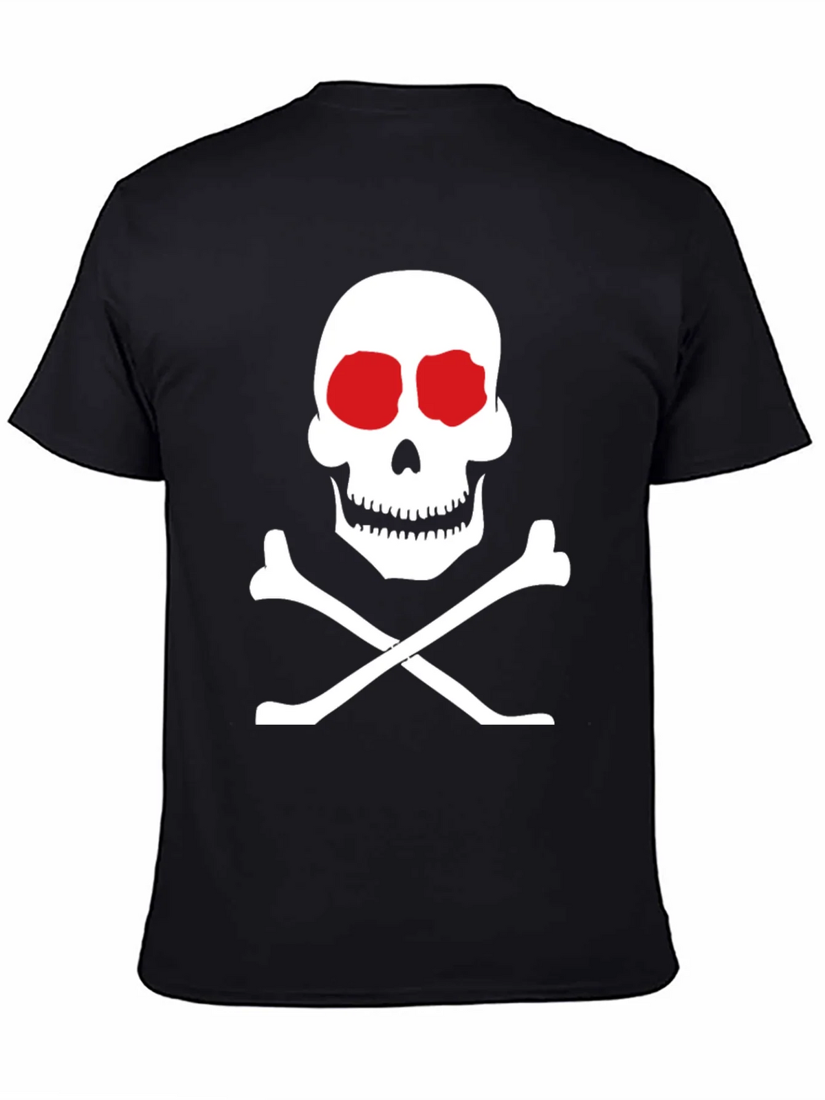 Skull and Crossbones Graphic Tee - Classic Black T-Shirt product image 4