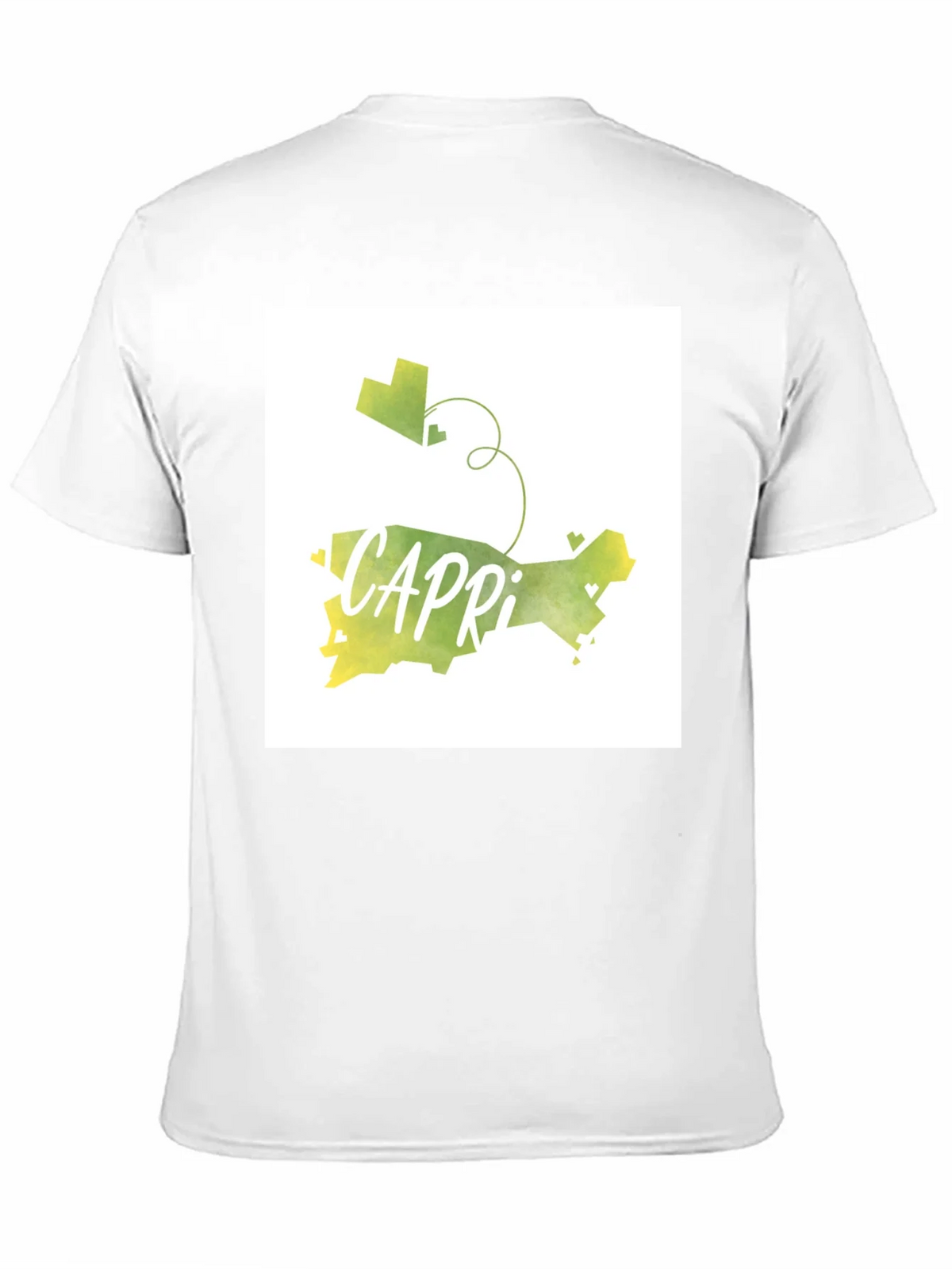 Capri Island Watercolor Graphic Tee product image 10
