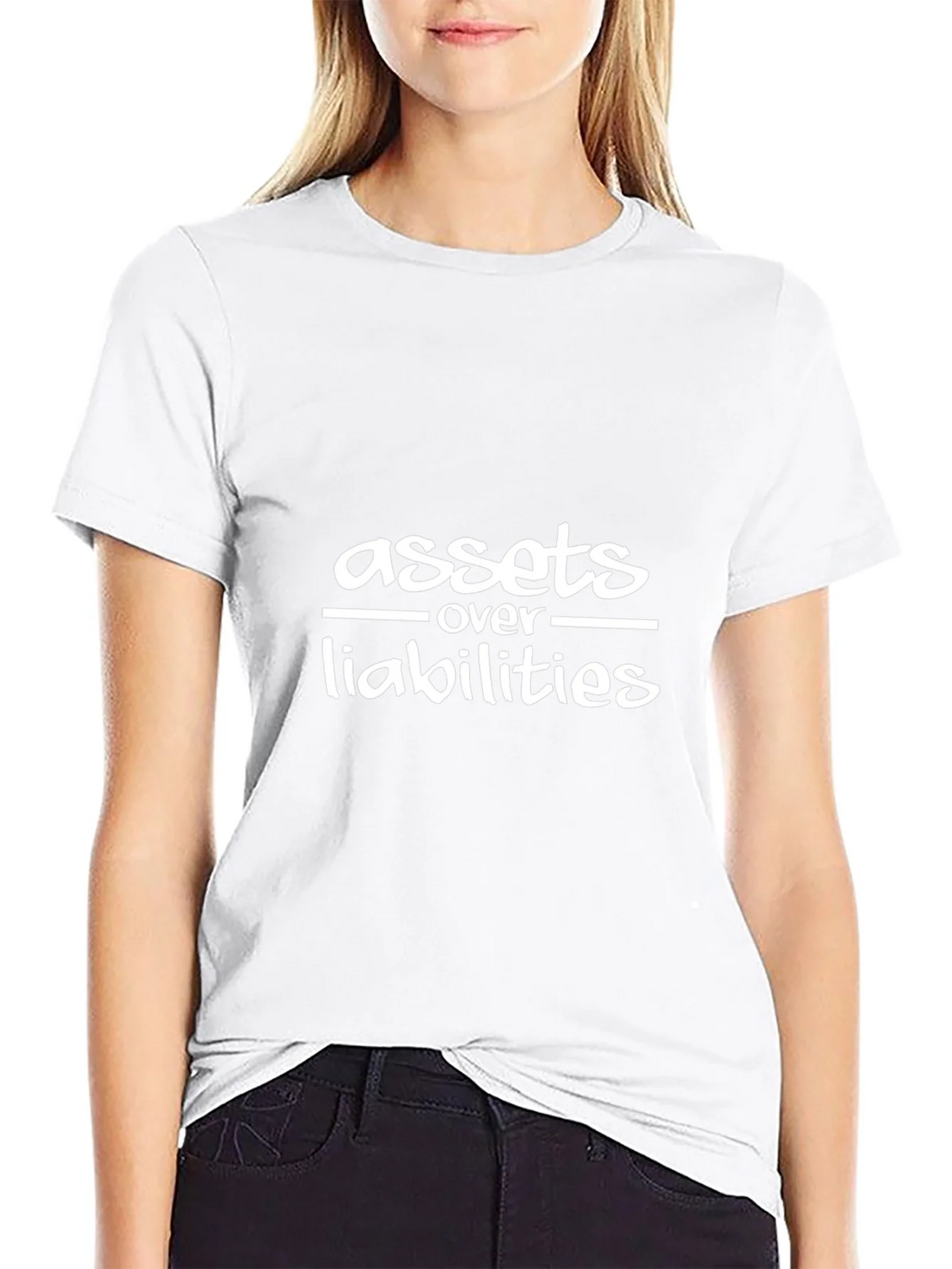 Assets Over Liabilities Black T-Shirt product image 8