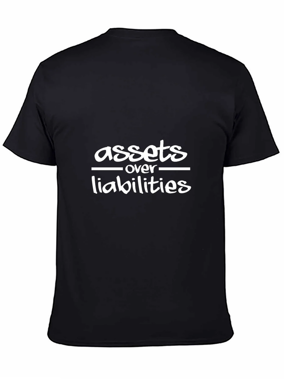 Assets Over Liabilities Black T-Shirt product image 4