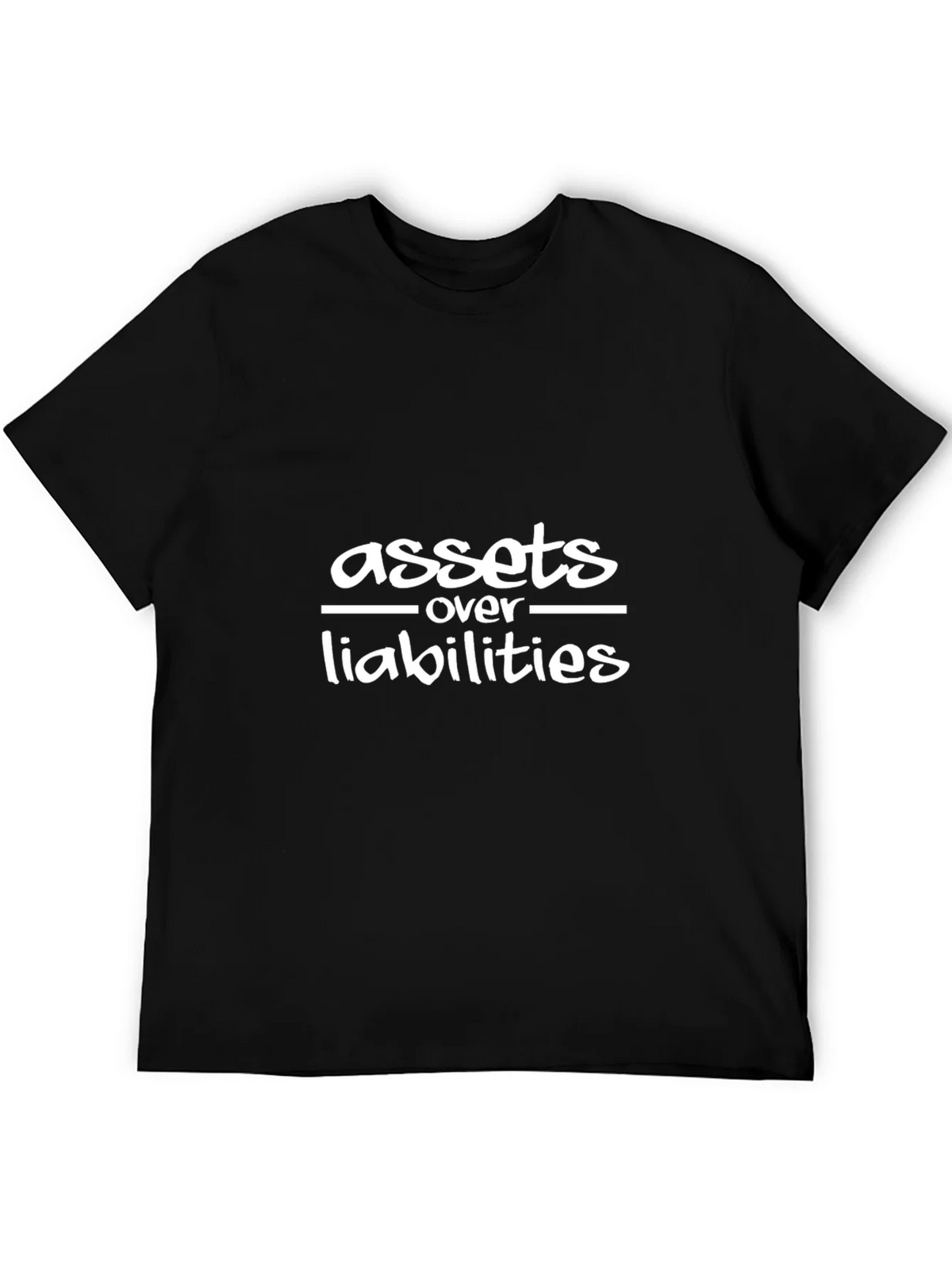 Assets Over Liabilities Black T-Shirt product image 5