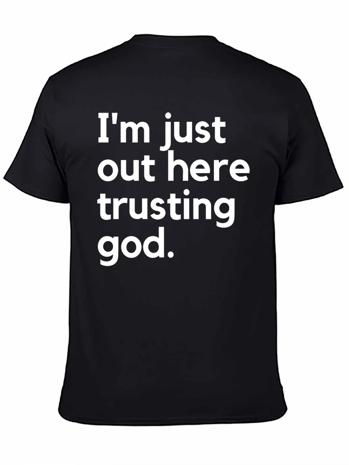 Trusting God T-Shirt - Black product image 4
