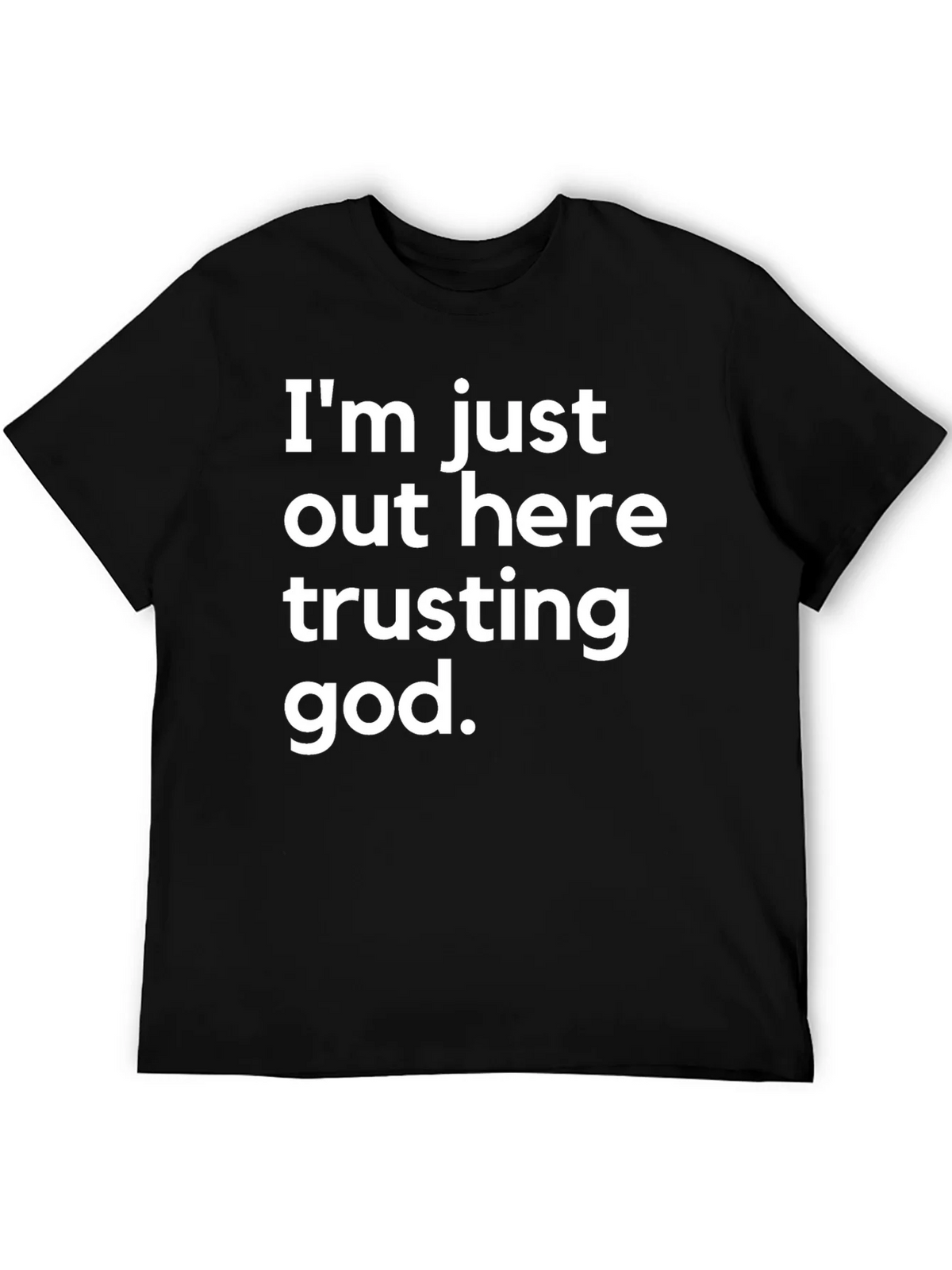 Trusting God T-Shirt - Black product image 5